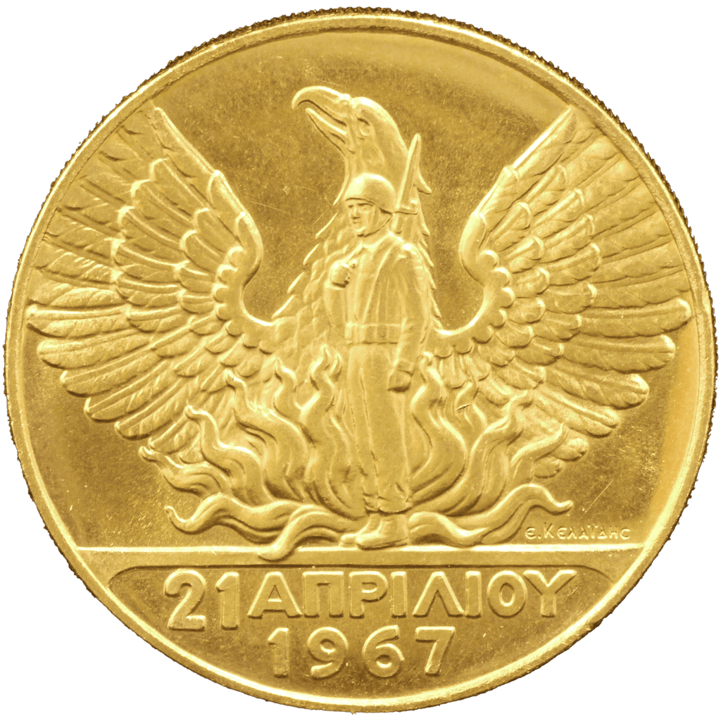 ギリシア 100ドラクマ金貨 1967年｜NJ BUYER'S MARKETPLACE