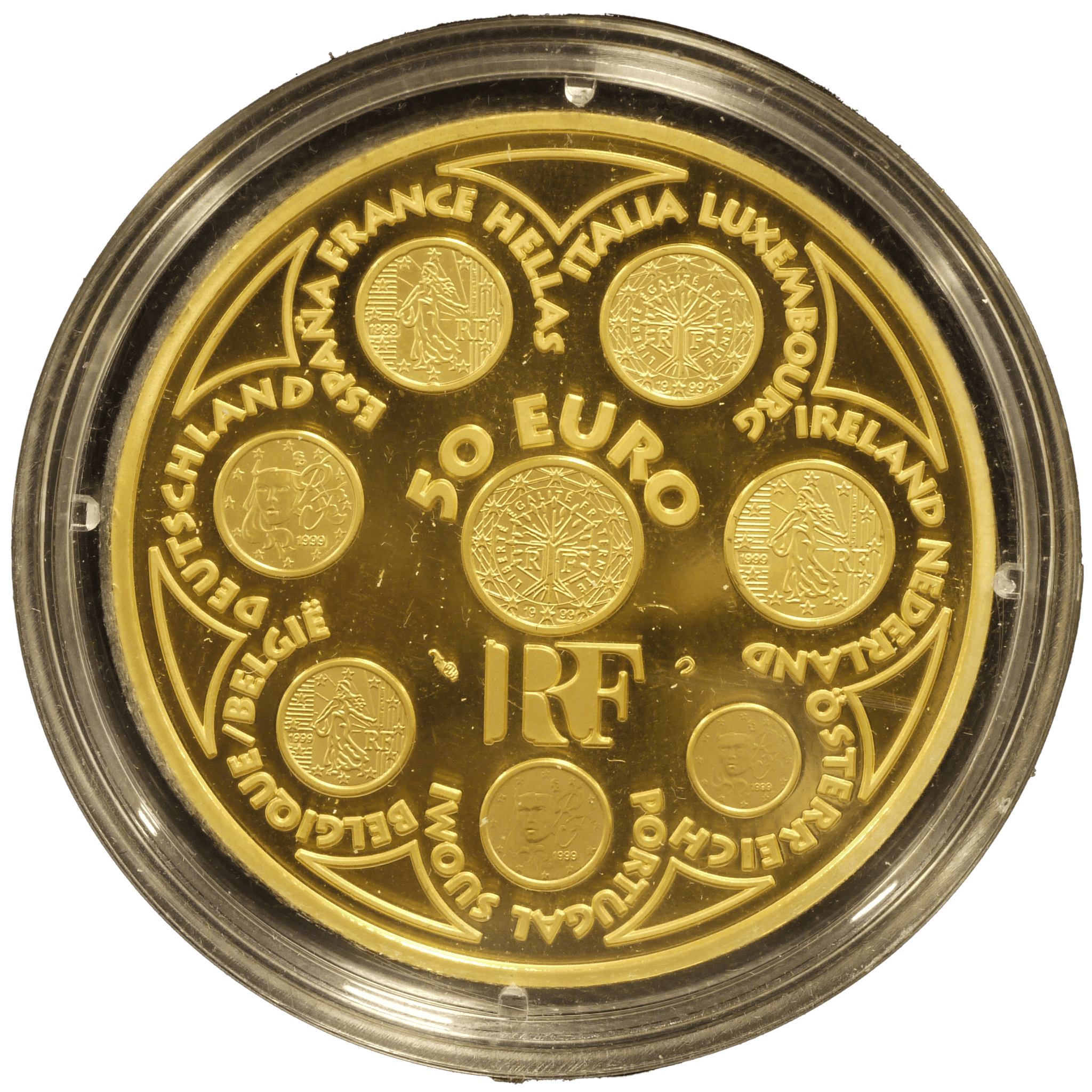 フランス 50ユーロ金貨 2002年 エウロパ女神 - NJ BUYER'S MARKETPLACE