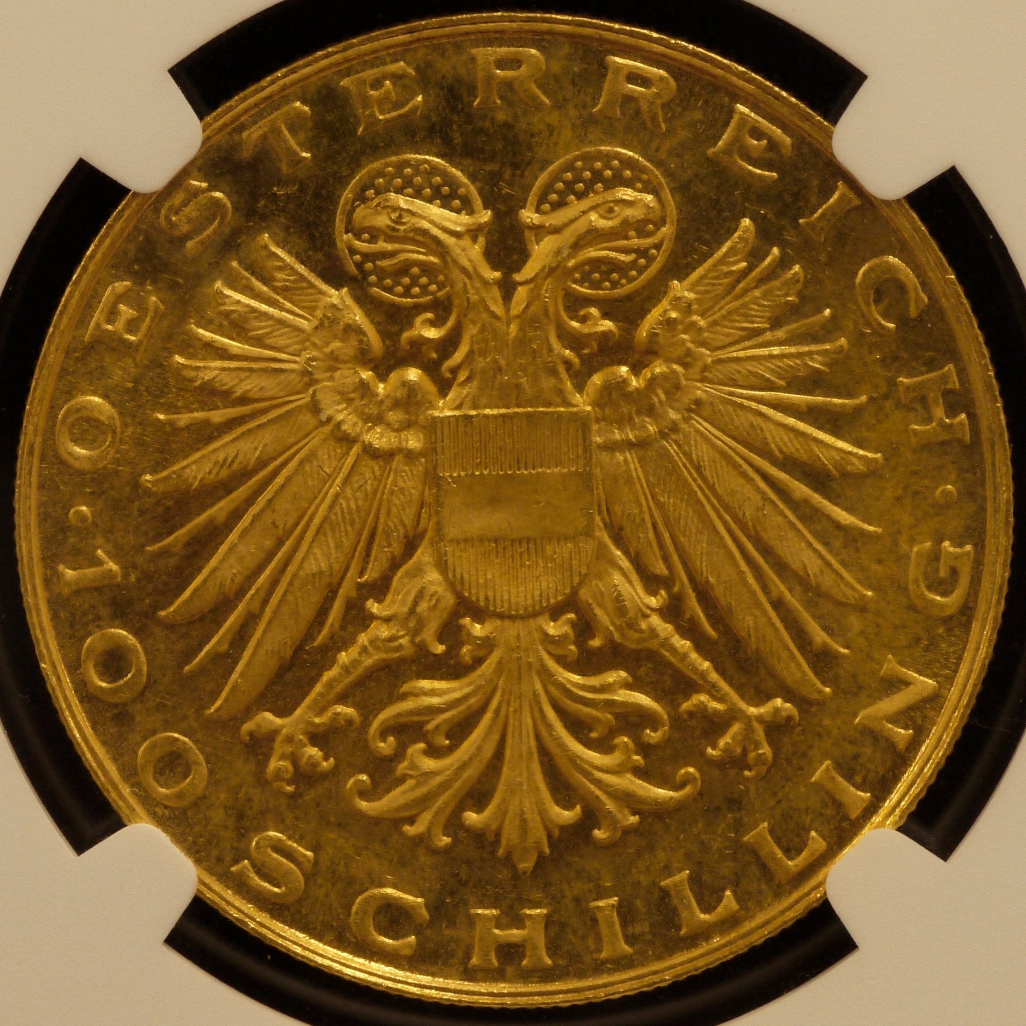 オーストリア 100シリング金貨 1936年 聖母子 NGC PL61 - NJ BUYER'S MARKETPLACE