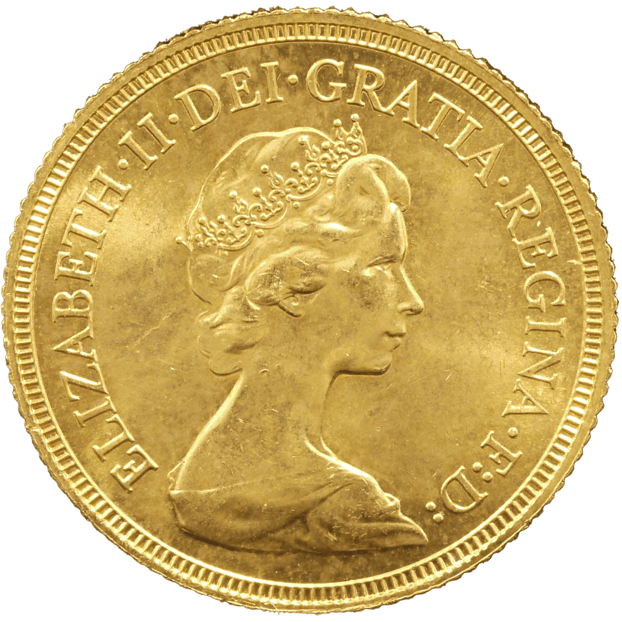 イギリス ソヴリン金貨 1981年 エリザベス2世 第2肖像 - NJ BUYER'S MARKETPLACE