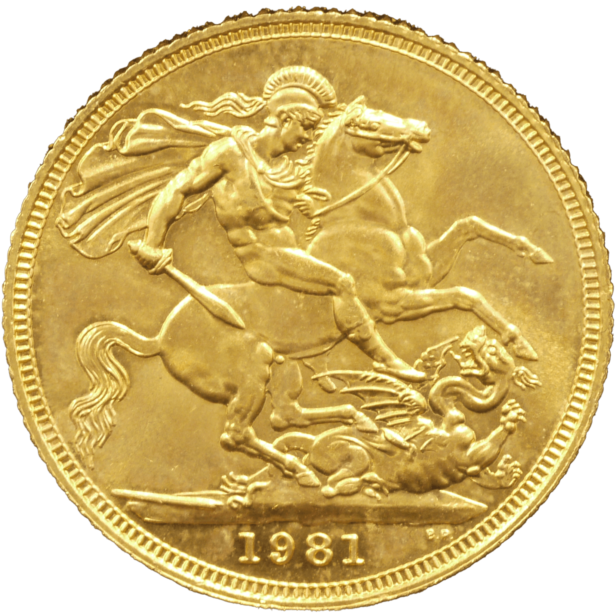 イギリス ソヴリン金貨 1981年 エリザベス2世 第2肖像 - NJ BUYER'S MARKETPLACE