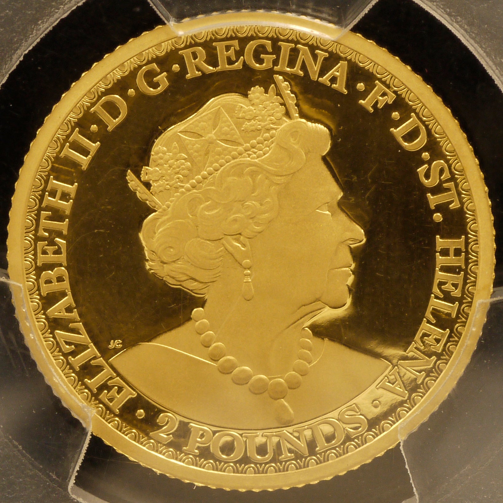 セントヘレナ島 2ポンド金貨 2021年 ウナとライオン PCGS PR69DCAM 最高鑑定品 - NJ BUYER'S MARKETPLACE