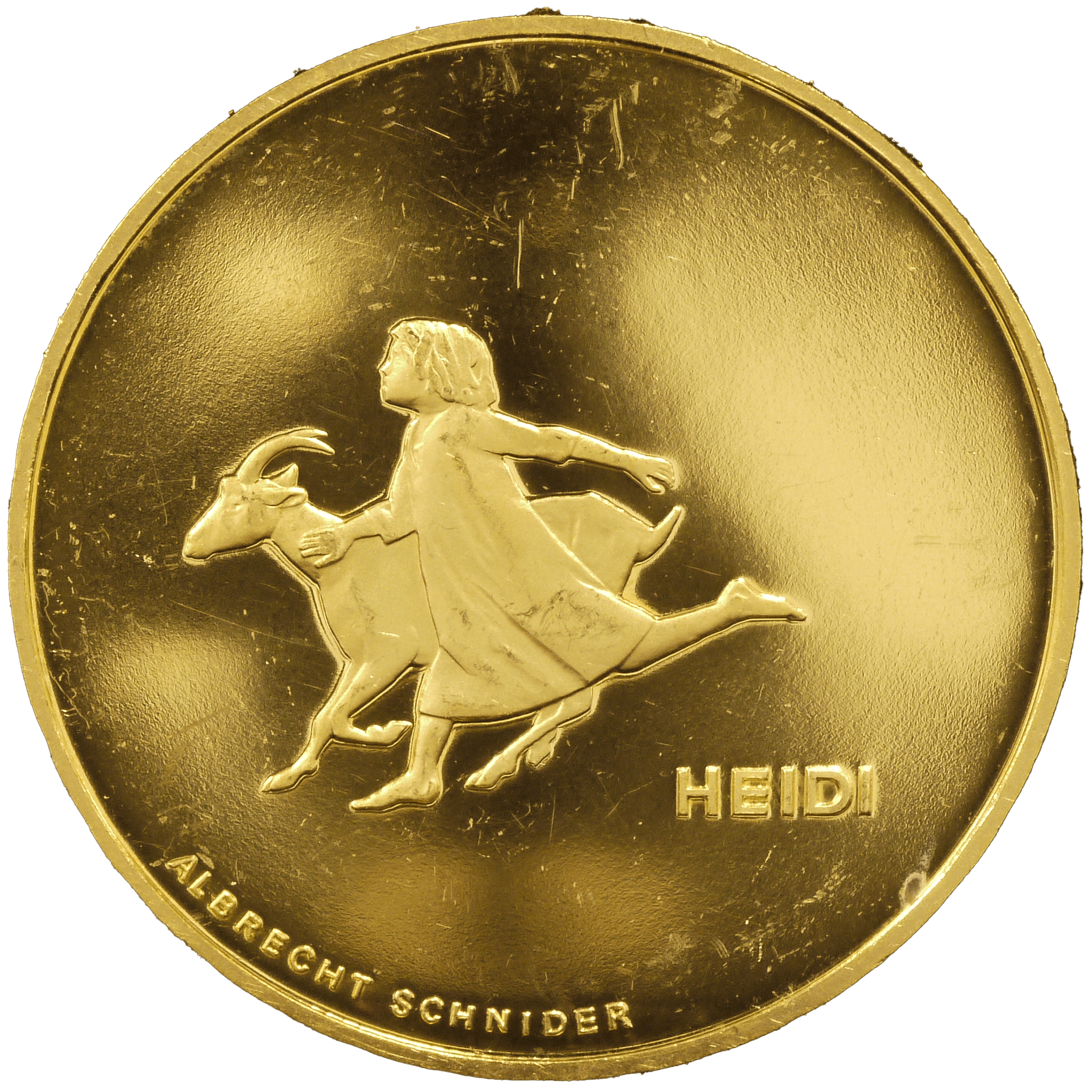 スイス 50フラン金貨 2001年 アルプスの少女ハイジ - NJ BUYER'S MARKETPLACE