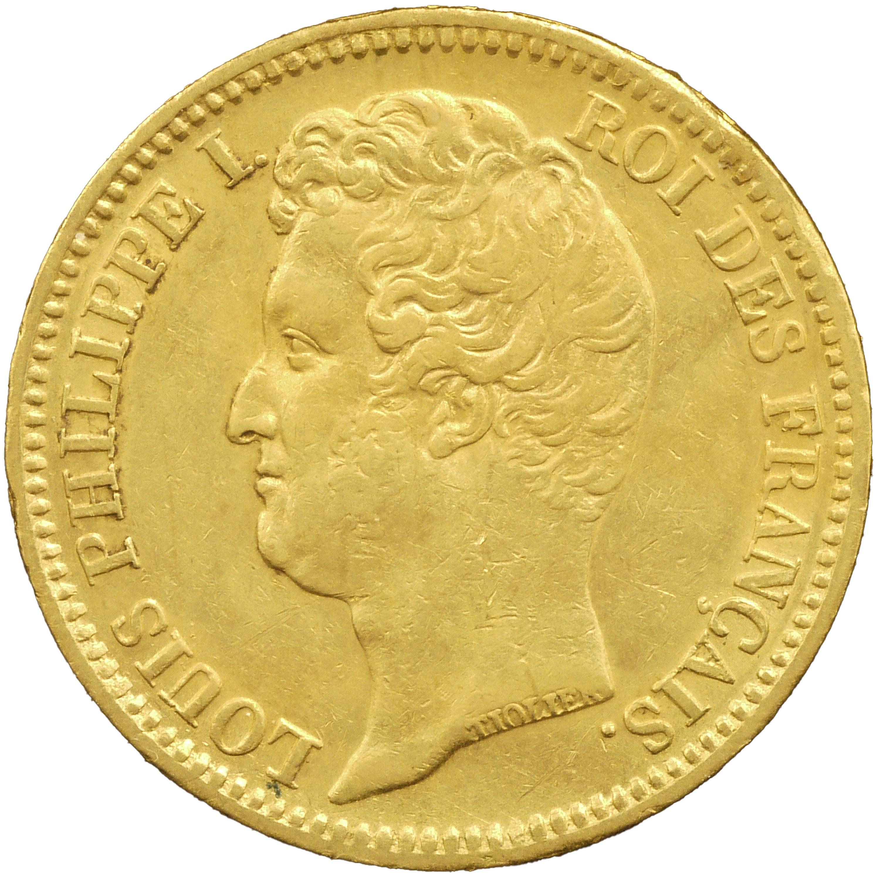 フランス 20フラン金貨 1831年 ルイ=フィリップ1世 無冠