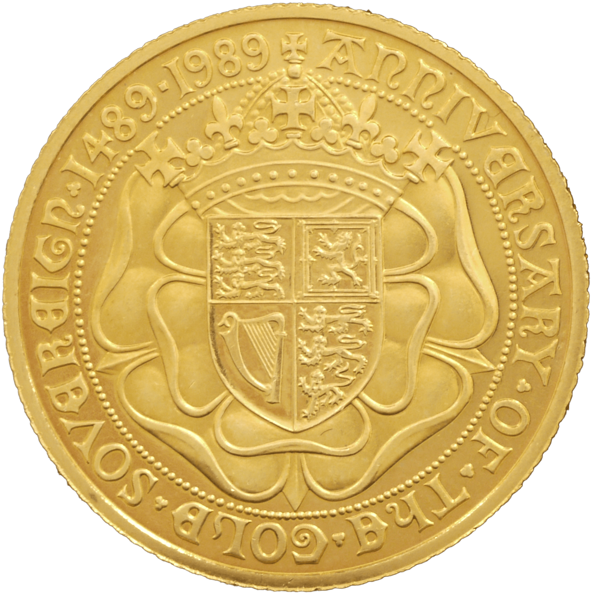 イギリス ソヴリン金貨 1989年 エリザベス2世 ソブリン発行500周年 - NJ BUYER'S MARKETPLACE