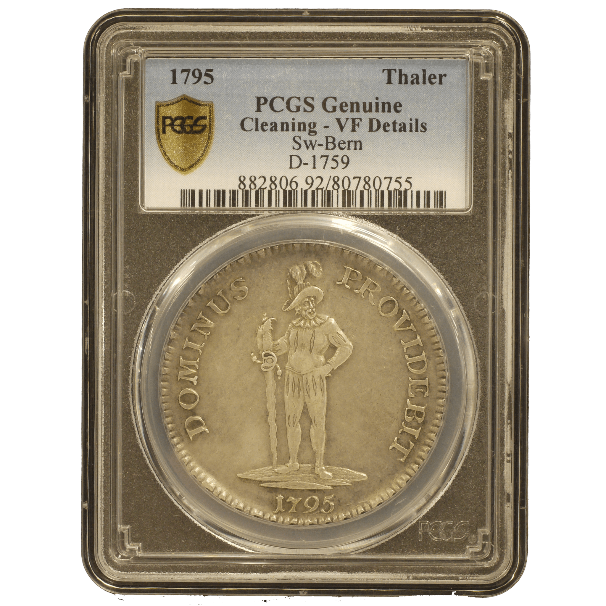 スイス ターレル銀貨 1795年 スイス射撃祭 PCGS VF Details - NJ BUYER'S MARKETPLACE