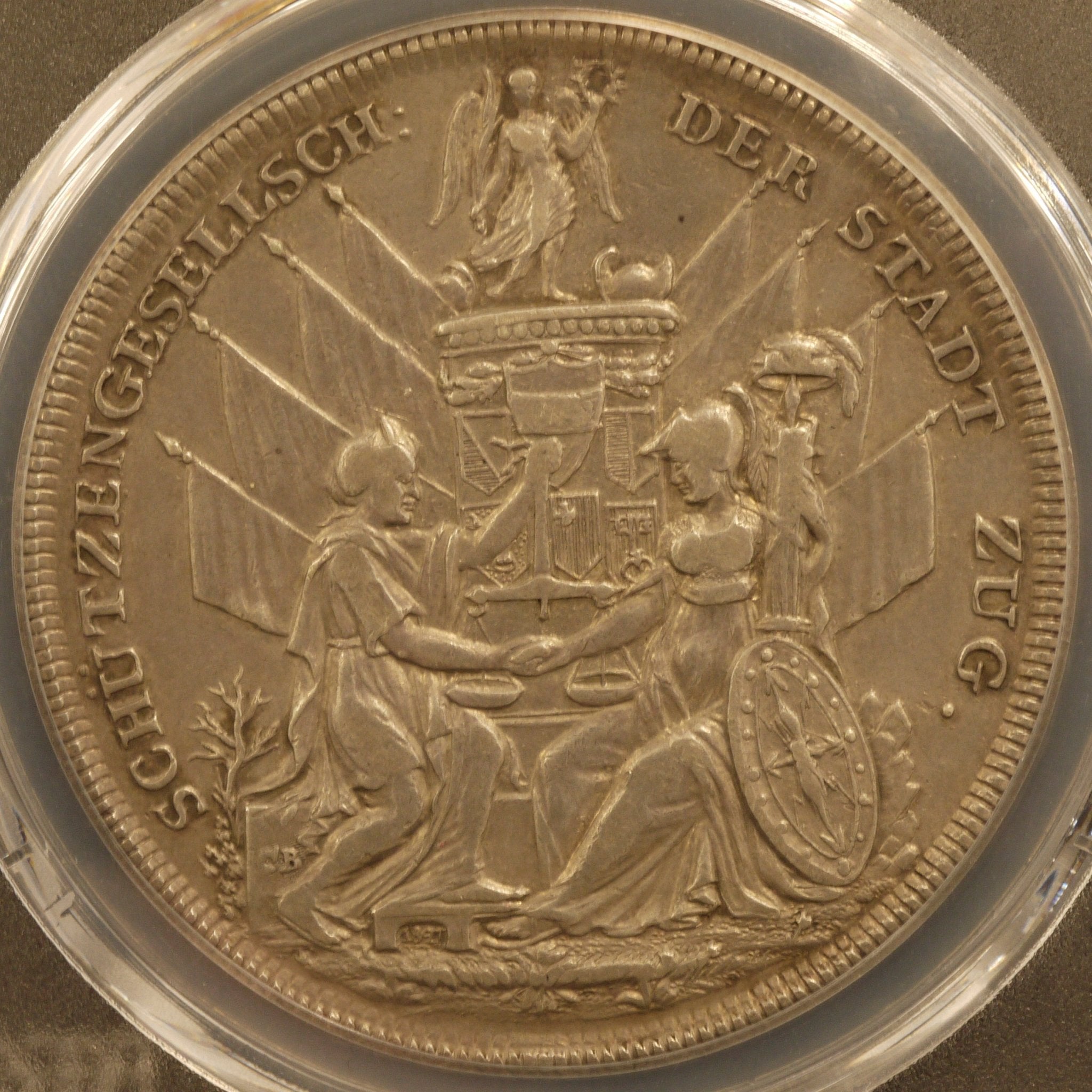 スイス 銀メダル 1827年 スイス射撃祭 PCGS VF35 - NJ BUYER'S MARKETPLACE