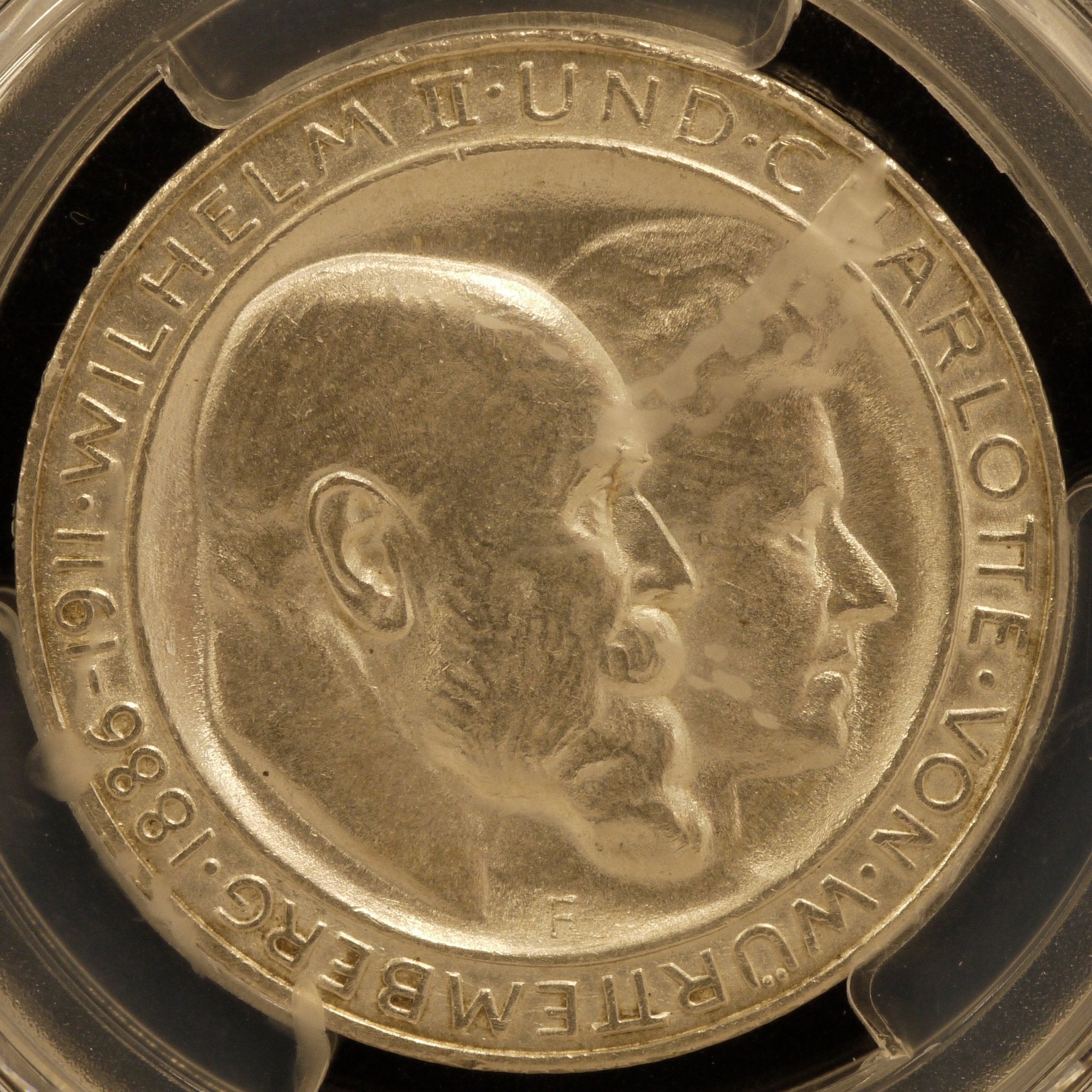 ドイツ 3マルク銀貨 1911年 ヴィルヘルム2世結婚25周年記念 PCGS MS64 - NJ BUYER'S MARKETPLACE