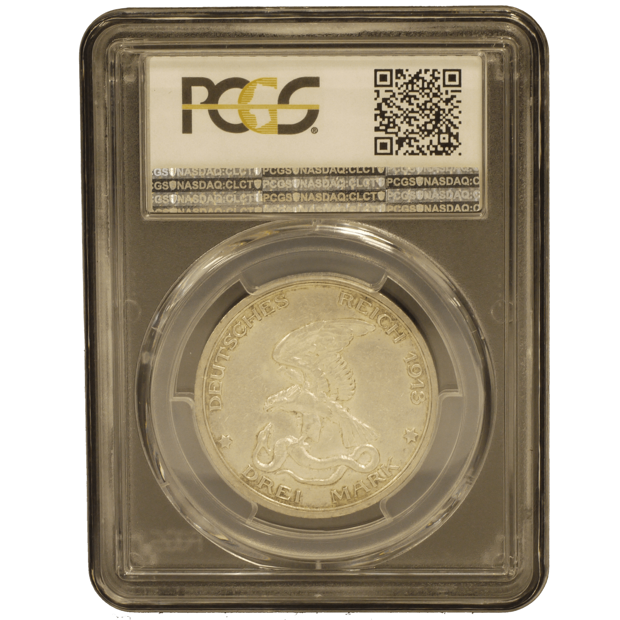 ドイツ 3マルク銀貨 1913年 ナポレオン戦争100周年 PCGS AU55 - NJ BUYER'S MARKETPLACE