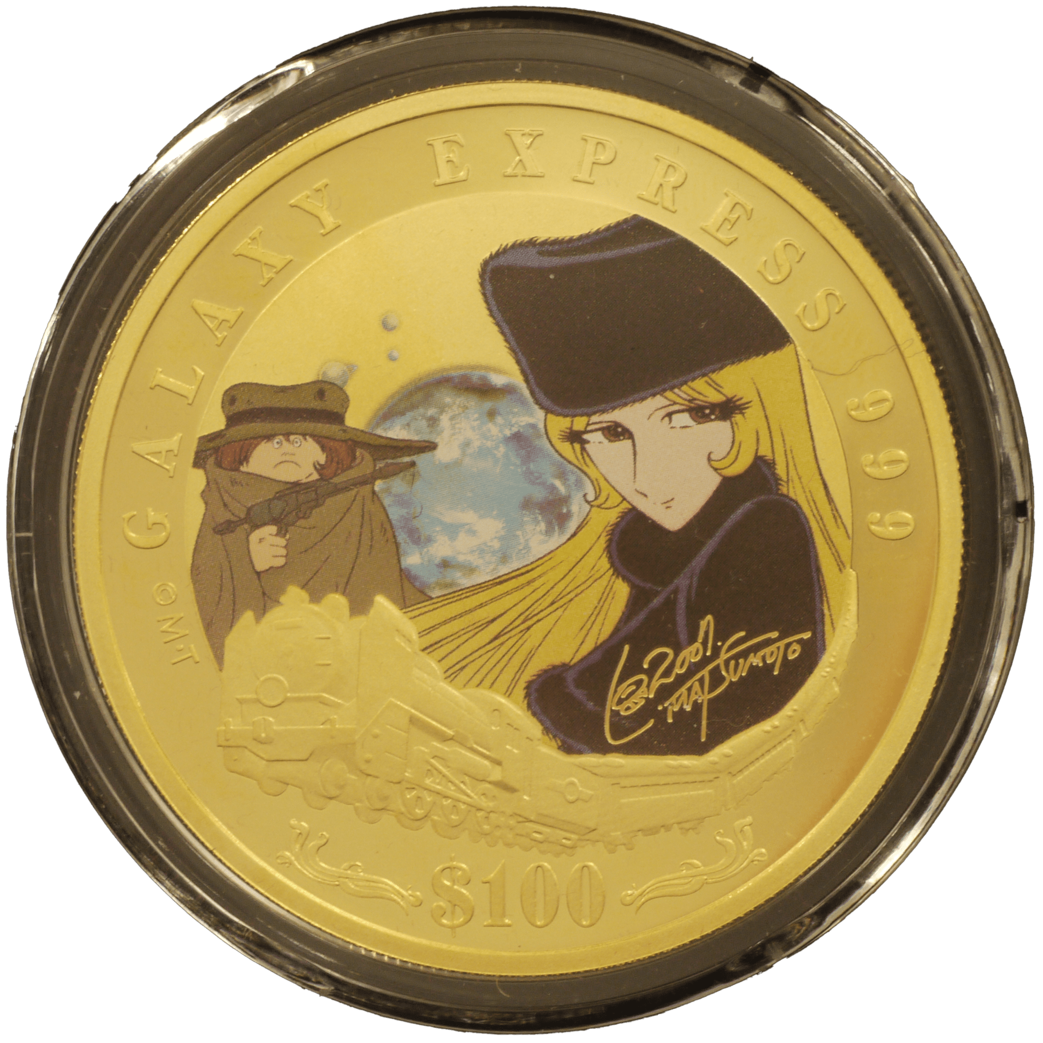 ツバル 100ドル金貨 2007年 銀河鉄道999 - NJ BUYER'S MARKETPLACE