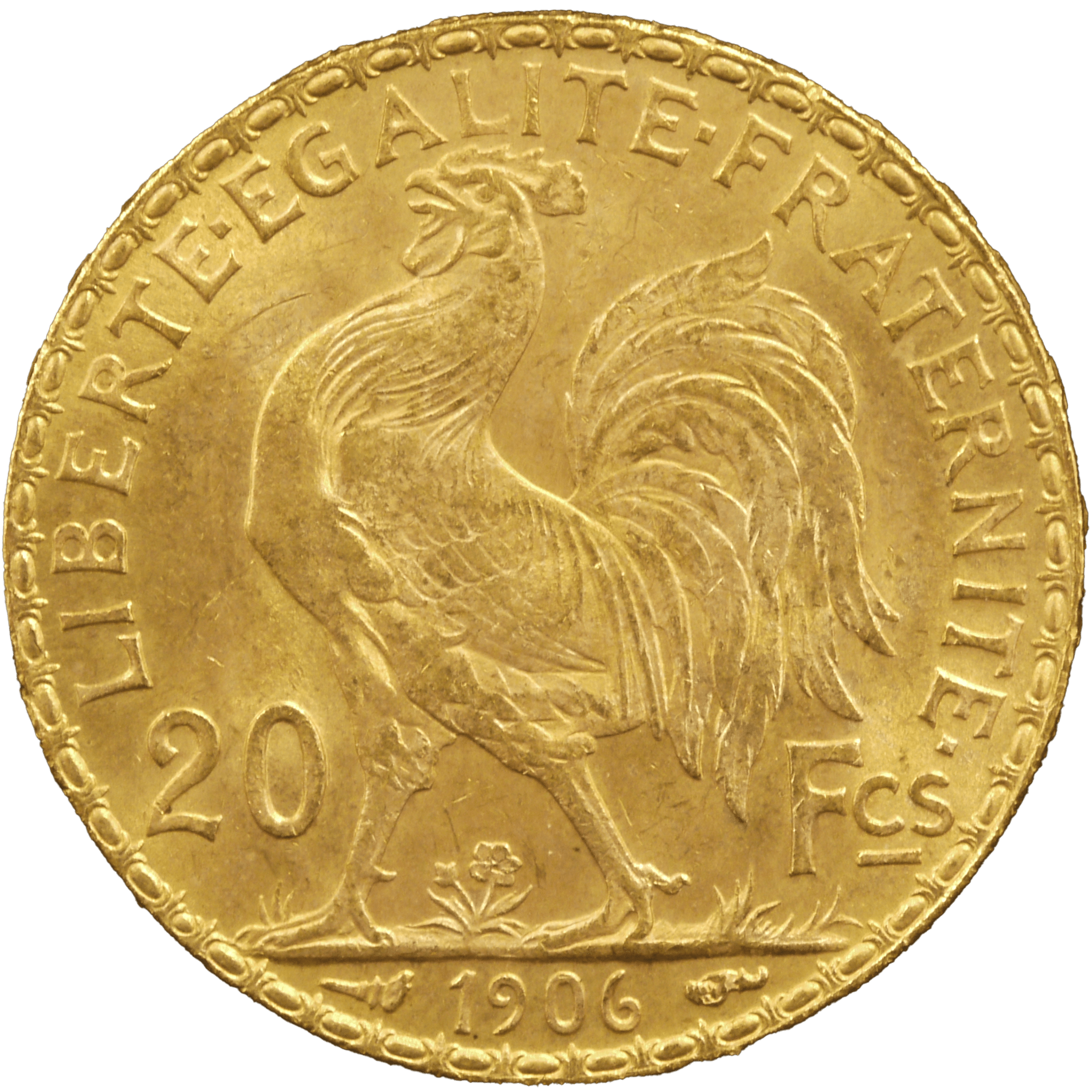 フランス 20フラン金貨 1906年 マリアンヌ女神 - NJ BUYER'S MARKETPLACE