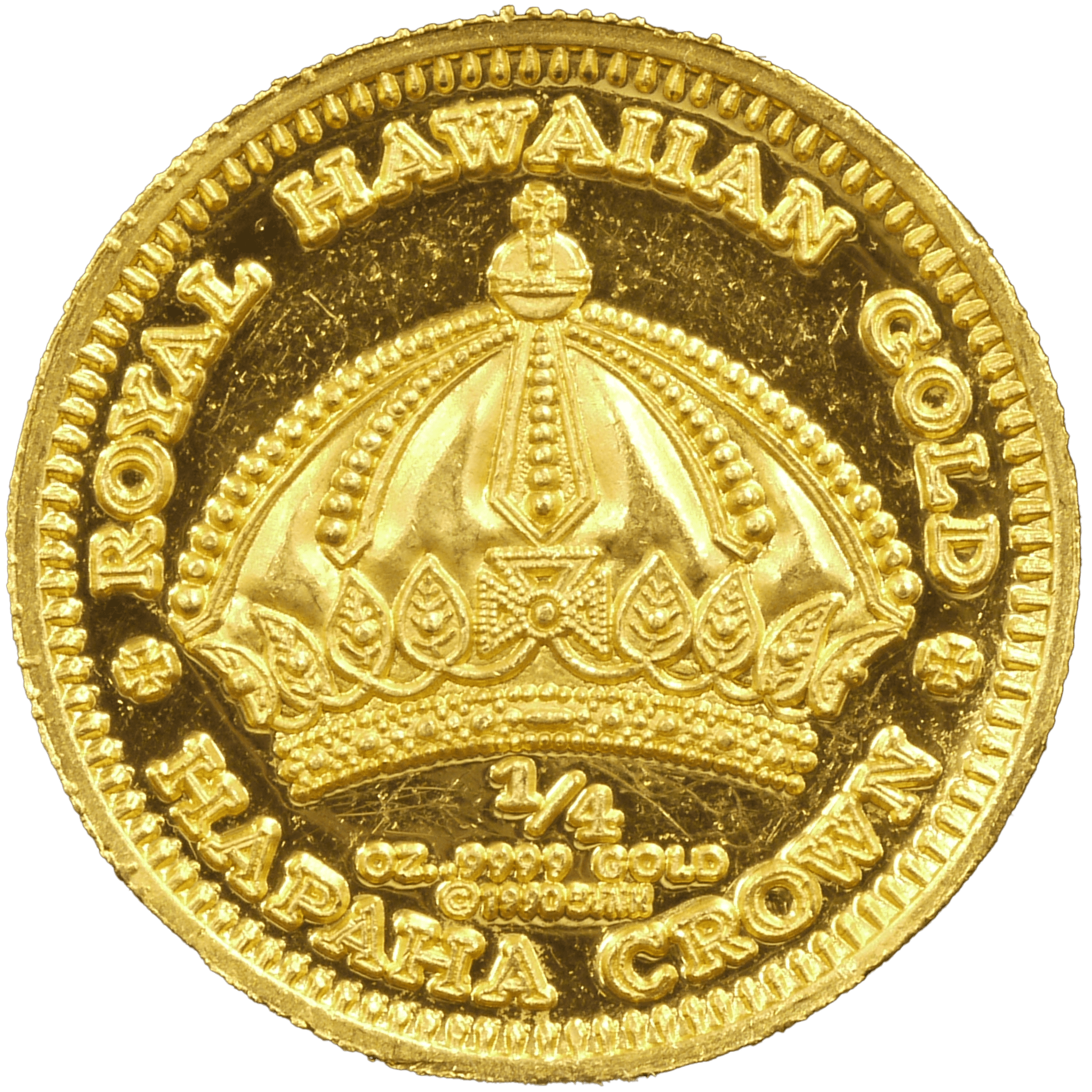 ハワイ 1/4oz金メダル 1990年 リリウオカラニ女王 - NJ BUYER'S MARKETPLACE