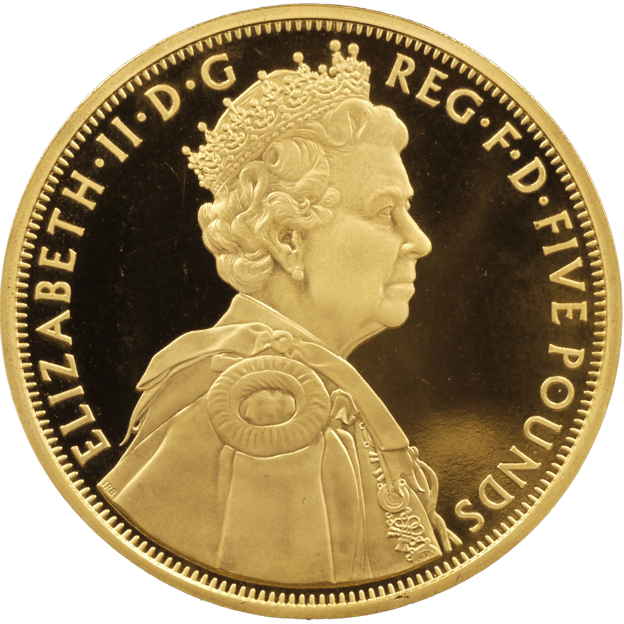 イギリス 5ポンド金貨 2012年 エリザベス2世在位60周年 - NJ BUYER'S MARKETPLACE