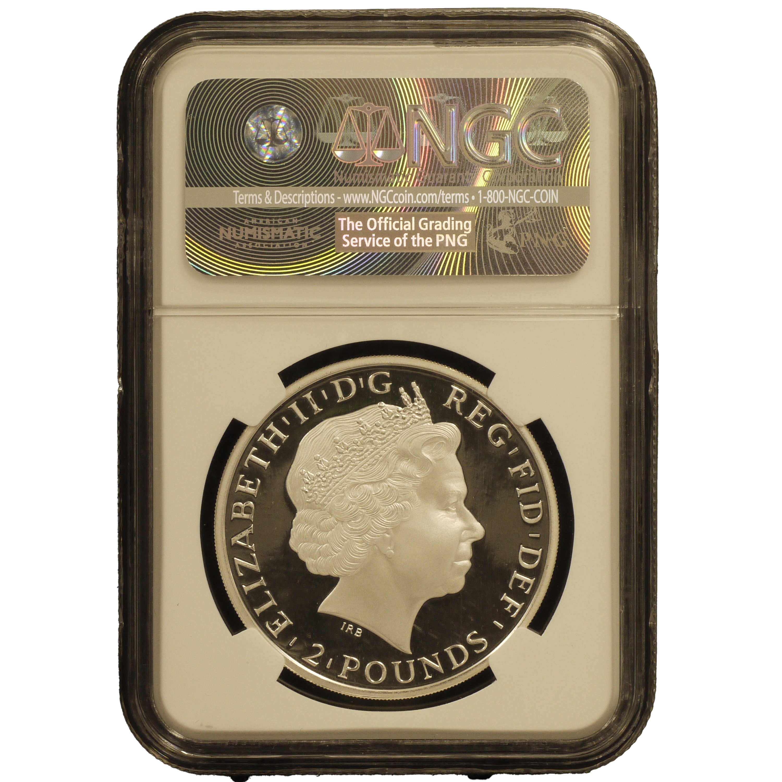 イギリス 2ポンド銀貨 2015年 NGC PF70UC 未年