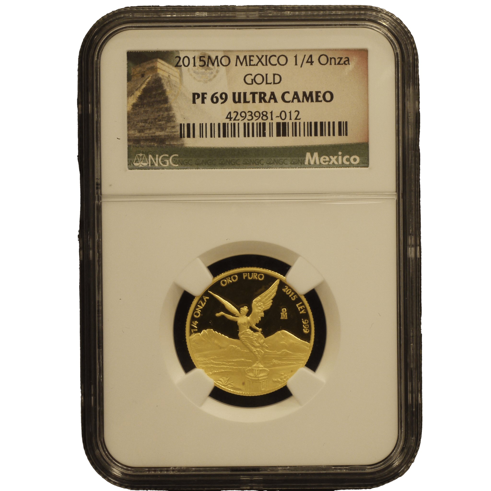 メキシコ 1/4オンザ金貨 2015年 NGC PF69UC 勝利の女神ヴィクトリー - NJ BUYER'S MARKETPLACE
