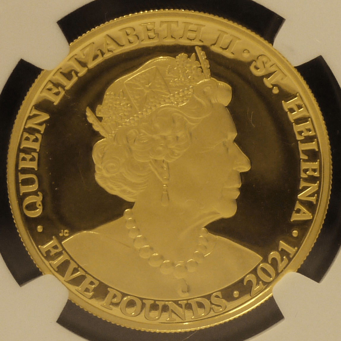 セントヘレナ島 5ポンド金貨 2021年 NGC PF68UC 有翼の女神 - NJ BUYER'S MARKETPLACE