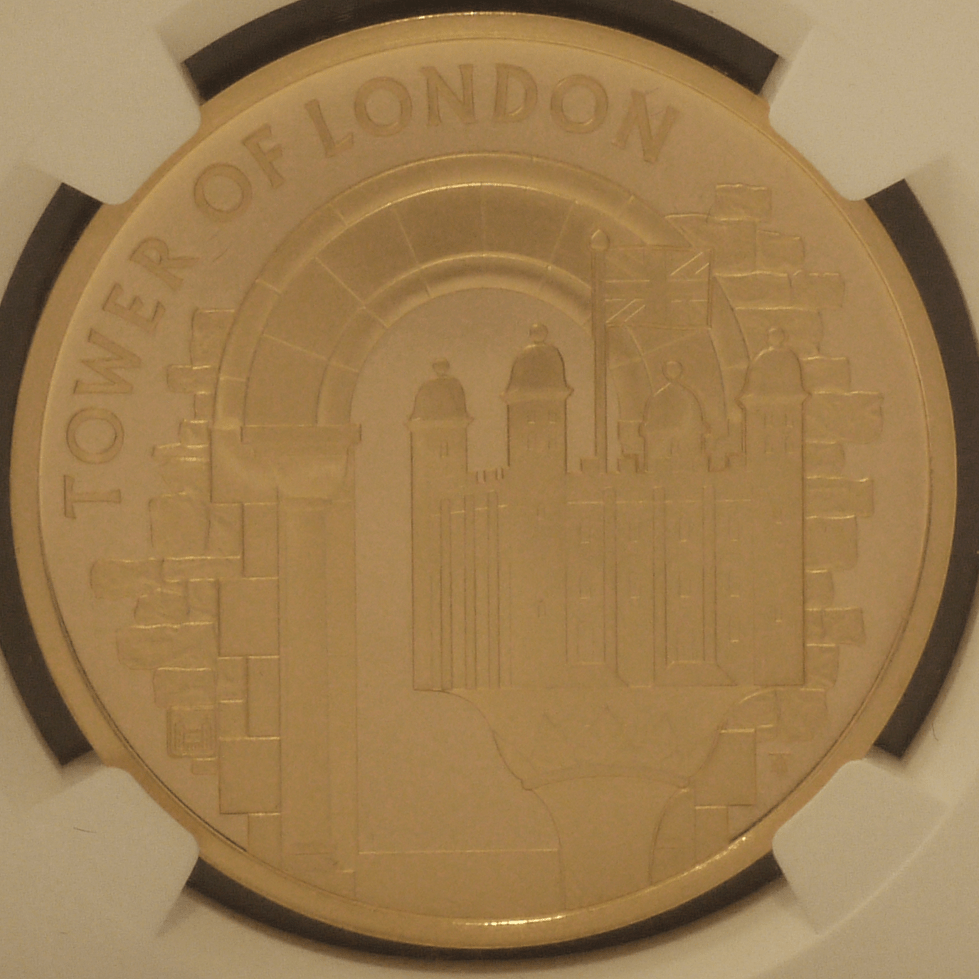 イギリス 5ポンド金貨 2020年 NGC PF66UC ロンドン塔ホワイトタワー - NJ BUYER'S MARKETPLACE