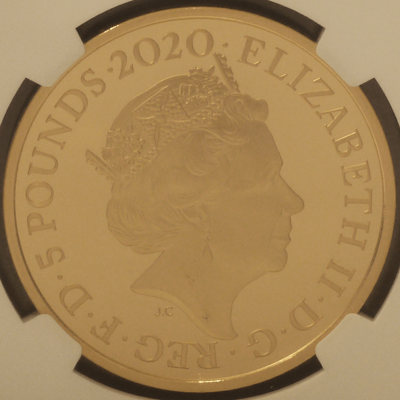 イギリス 5ポンド金貨 2020年 NGC PF66UC ロンドン塔ホワイトタワー - NJ BUYER'S MARKETPLACE