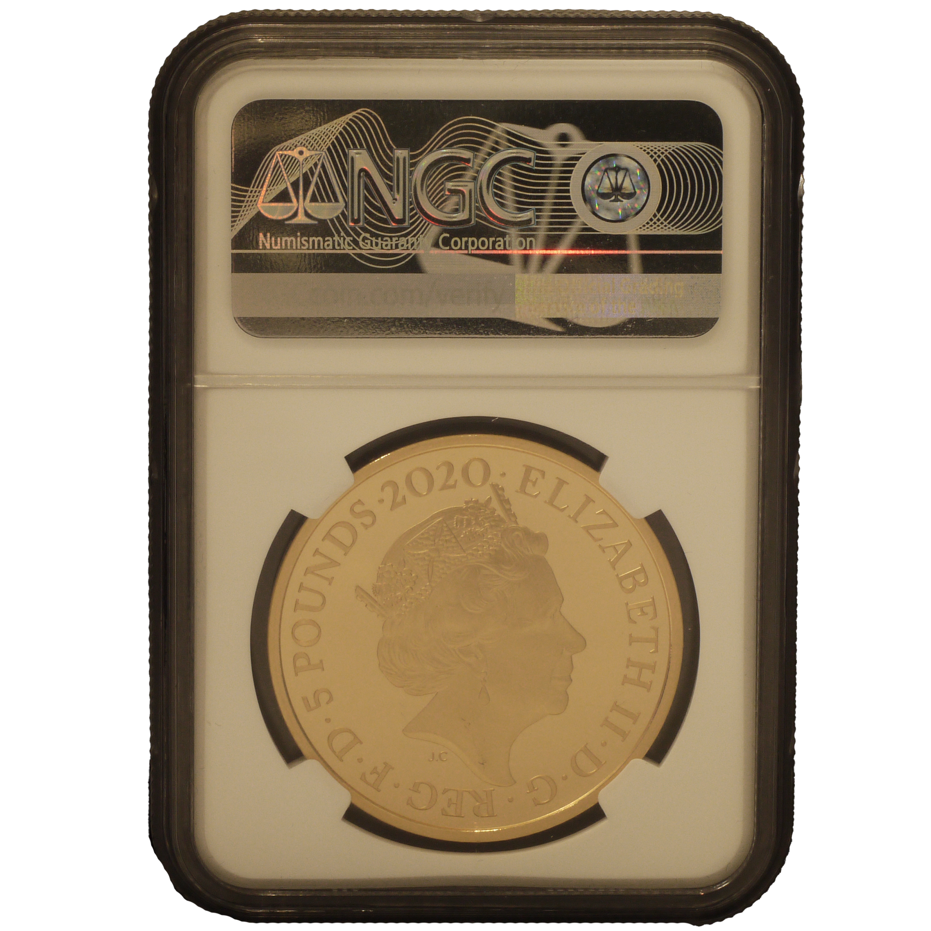 イギリス 5ポンド金貨 2020年 NGC PF66UC ロンドン塔ホワイトタワー