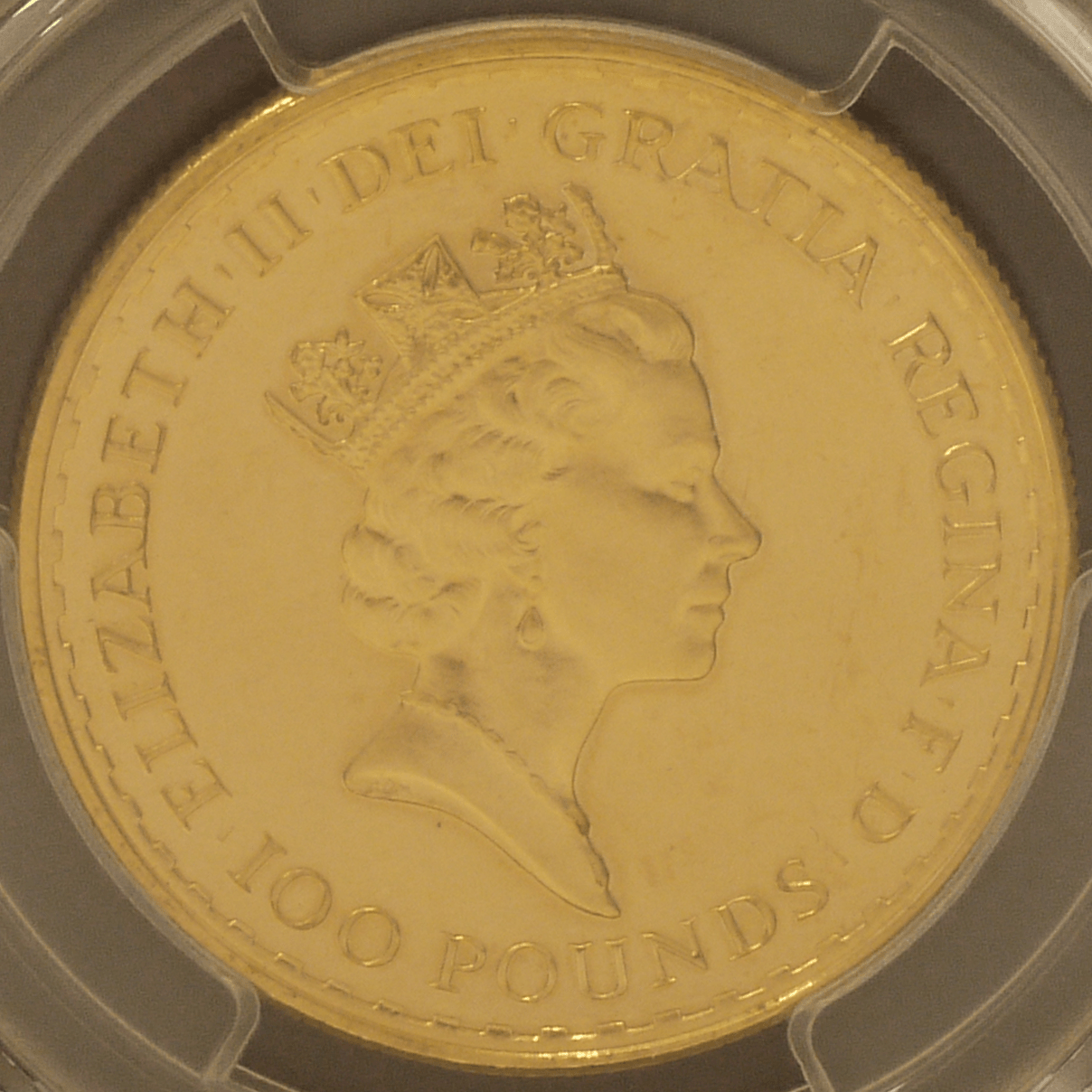 イギリス 100ポンド金貨 1988年 PCGS MS68 ブリタニア女神 - NJ BUYER'S MARKETPLACE