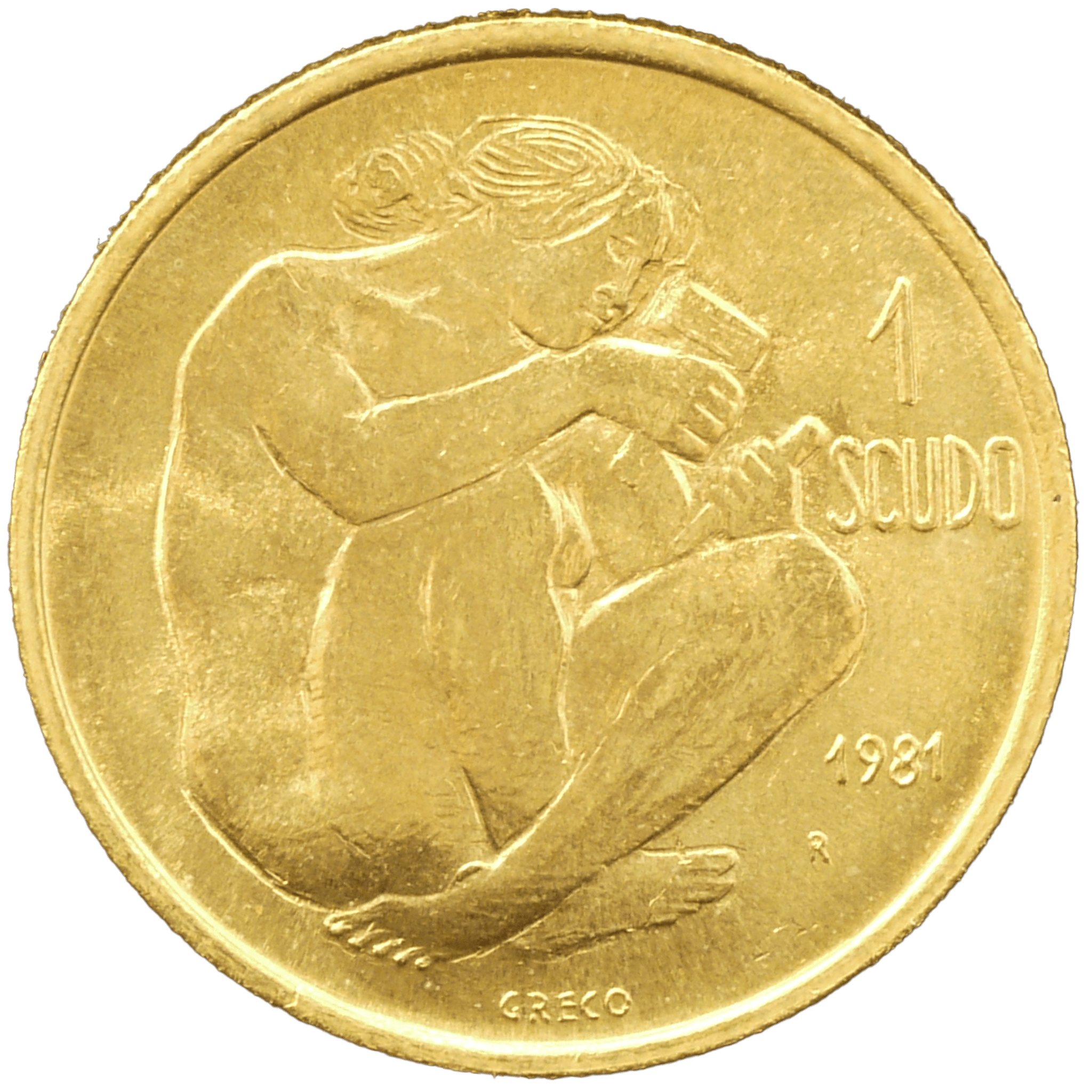 サンマリノ 1スクディ金貨 1981年 女性座像 ローマ鋳 - NJ BUYER'S MARKETPLACE
