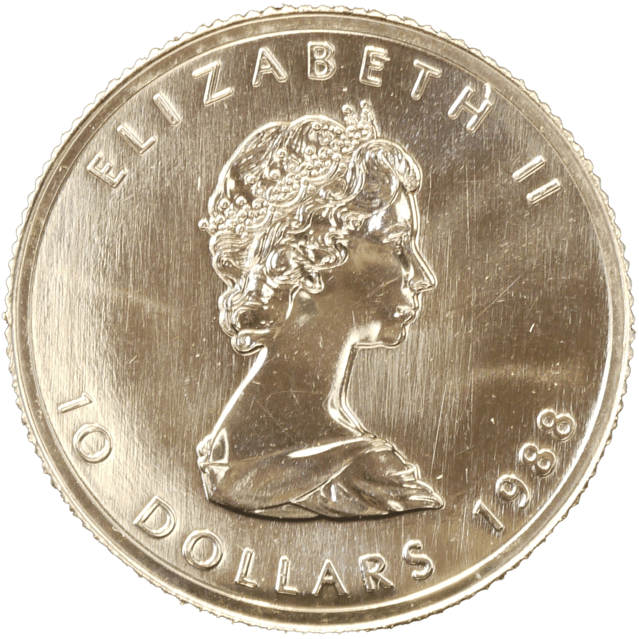 カナダ 10ドルプラチナ貨 1988年 エリザベス2世 - NJ BUYER'S MARKETPLACE