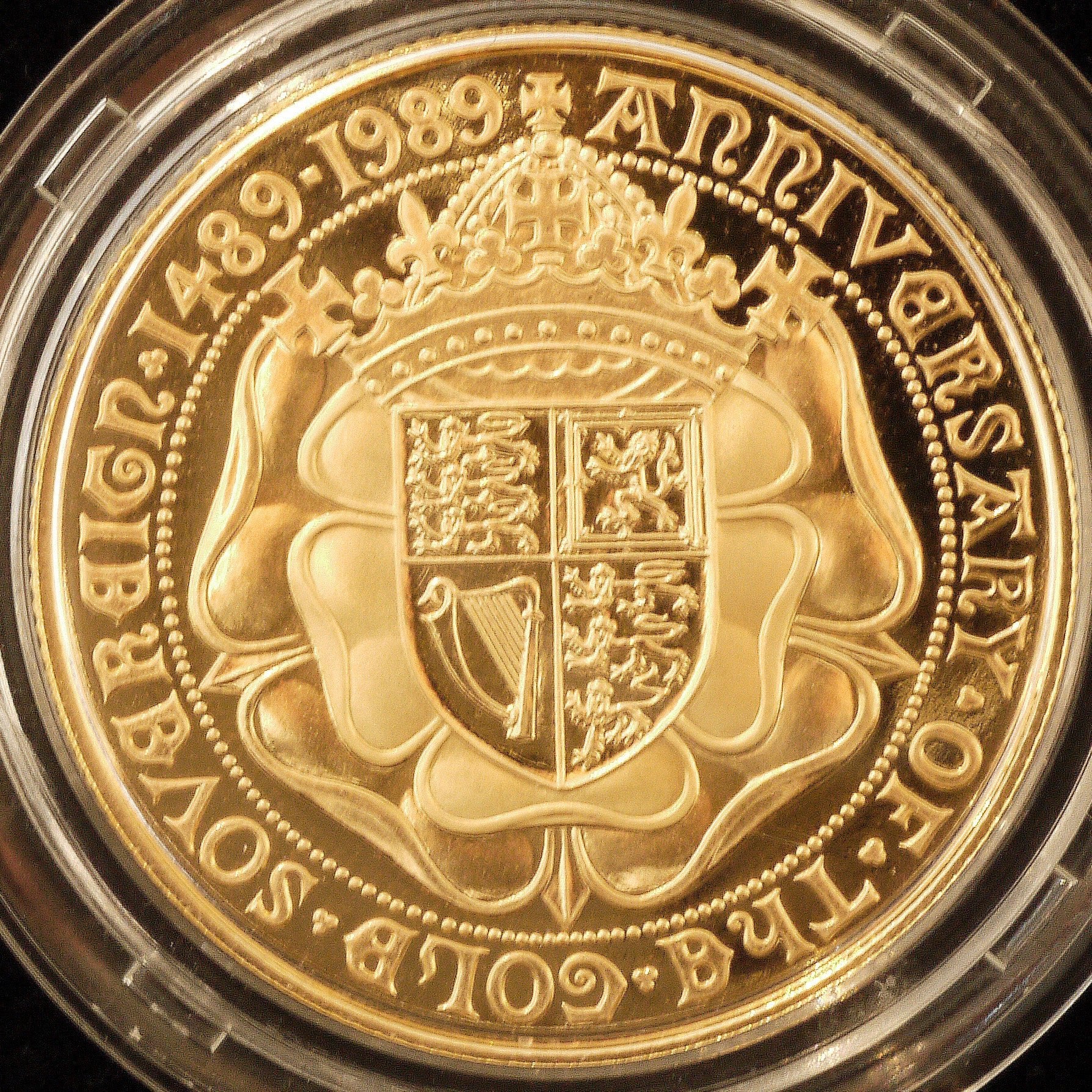 イギリス 2ポンド・ソヴリン・1/2ソヴリン金貨 3枚セット 1989年 ソヴリン発行500周年 - NJ BUYER'S MARKETPLACE