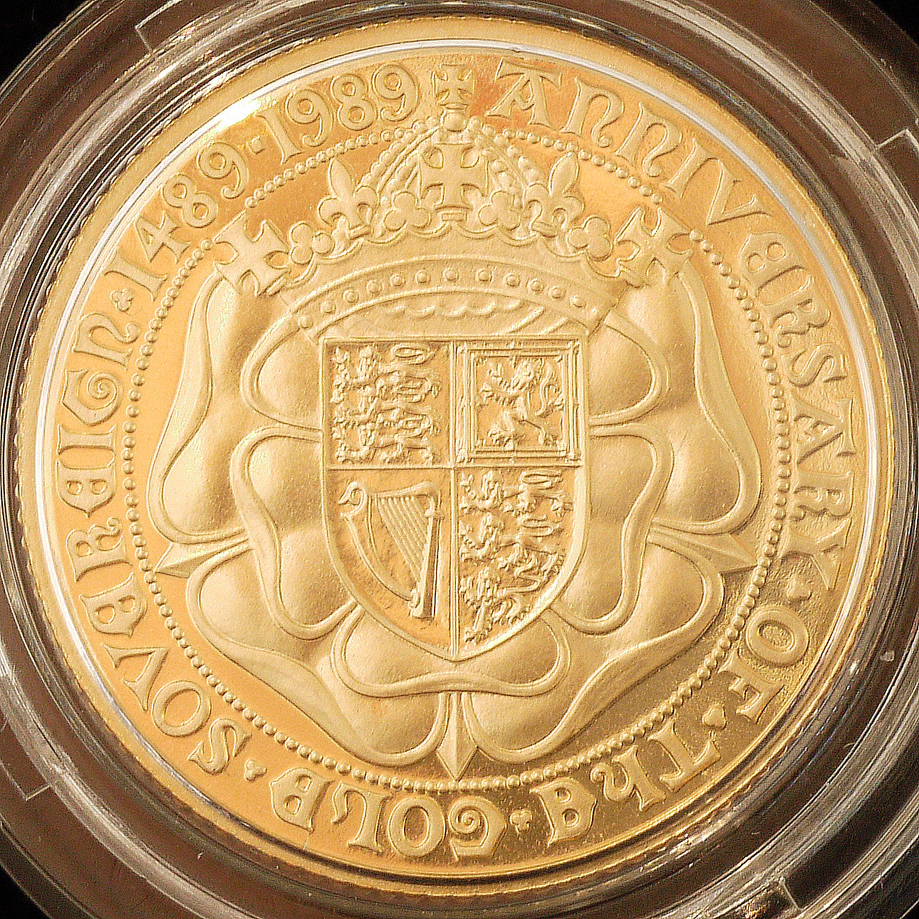 イギリス 2ポンド・ソヴリン・1/2ソヴリン金貨 3枚セット 1989年 ソヴリン発行500周年