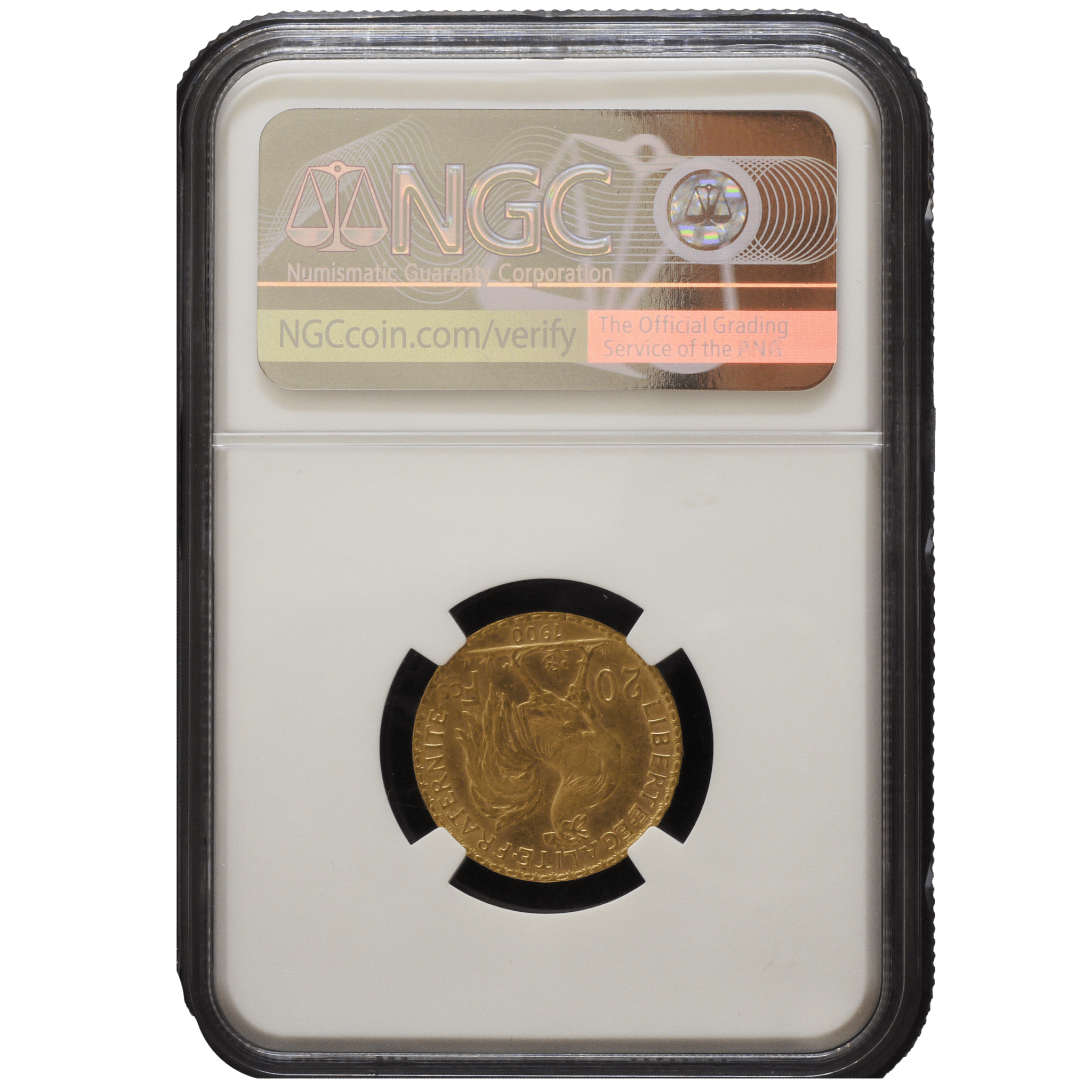 フランス 20フラン金貨 1900年 NGC AU55 マリアンヌ女神 パリ鋳 - NJ BUYER'S MARKETPLACE