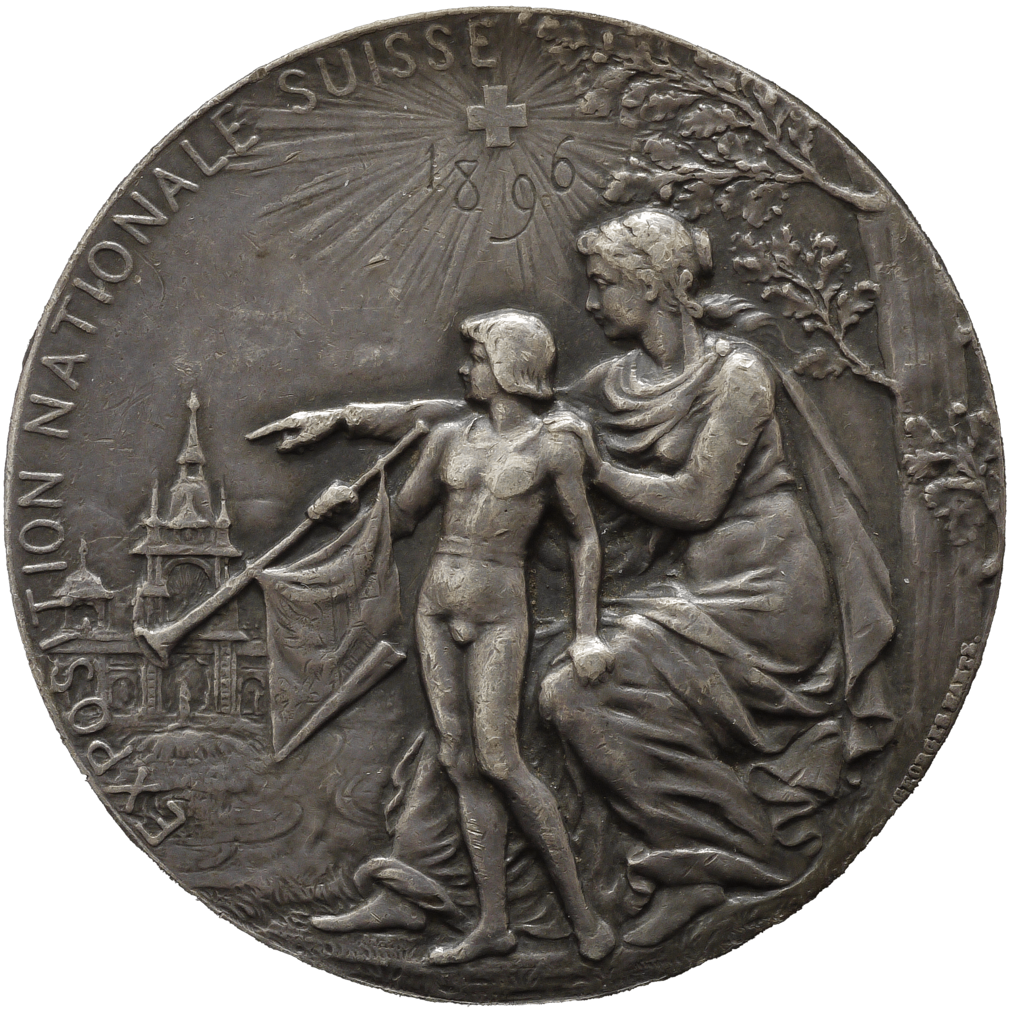 スイス 銀メダル 1896年 スイス博覧会 - NJ BUYER'S MARKETPLACE