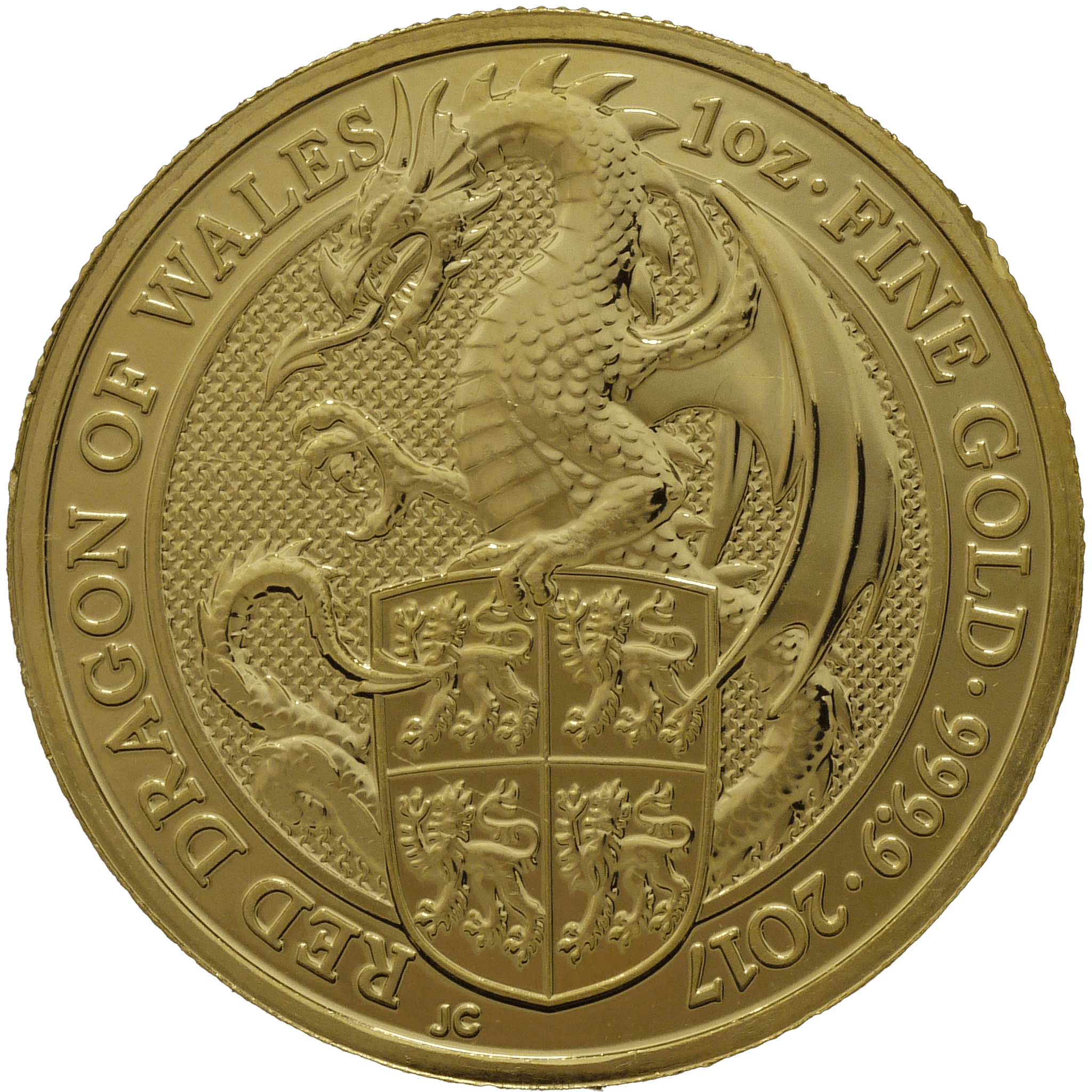 イギリス 100ポンド金貨 2017年 ドラゴン - NJ BUYER'S MARKETPLACE