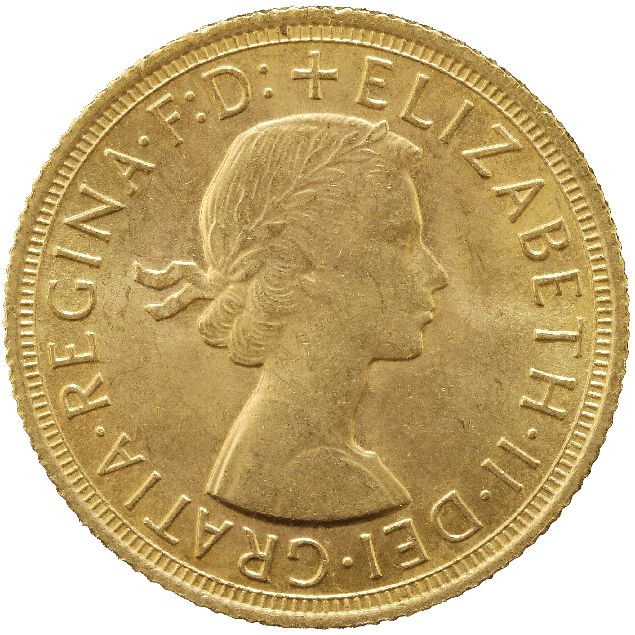 イギリス ソヴリン金貨 1958年 エリザベス2世 ロンドン鋳 - NJ BUYER'S MARKETPLACE