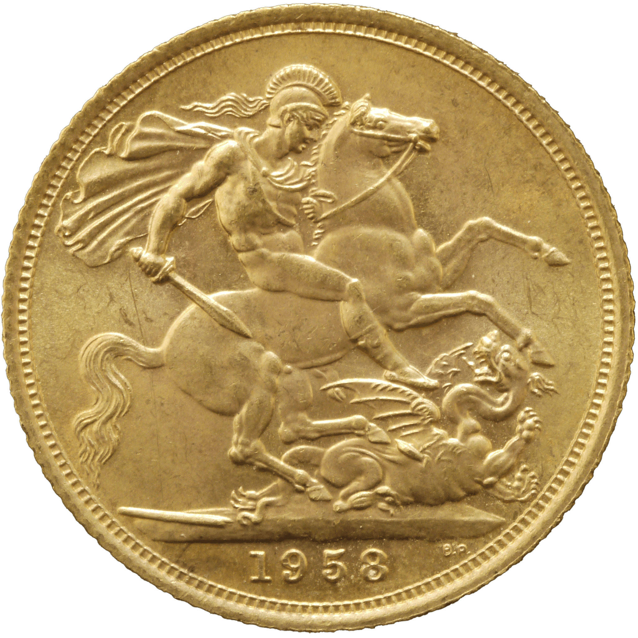 イギリス ソヴリン金貨 1958年 エリザベス2世 ロンドン鋳 - NJ BUYER'S MARKETPLACE