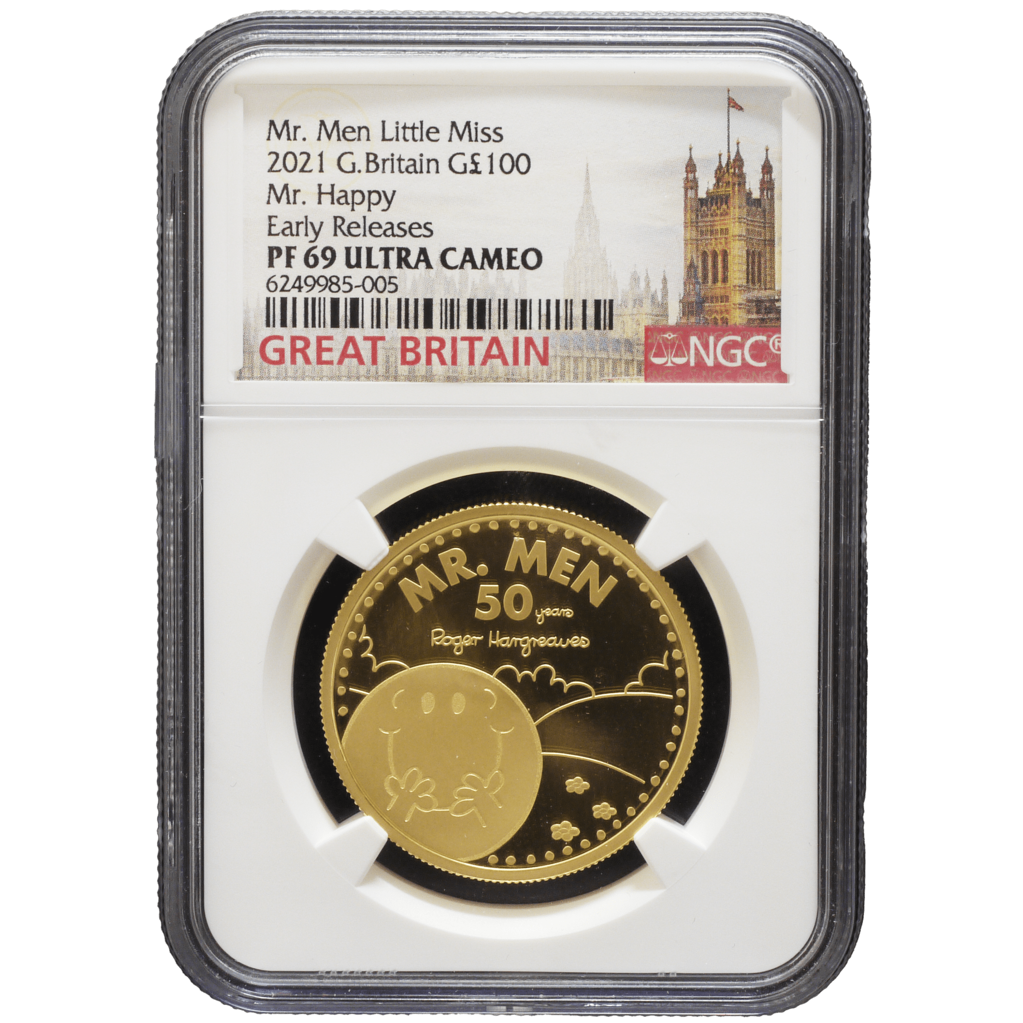 イギリス 100ポンド金貨 2021年 エリザベス2世 ロンドン鋳 NGC PF69 ULTRA CAMEO - NJ BUYER'S MARKETPLACE