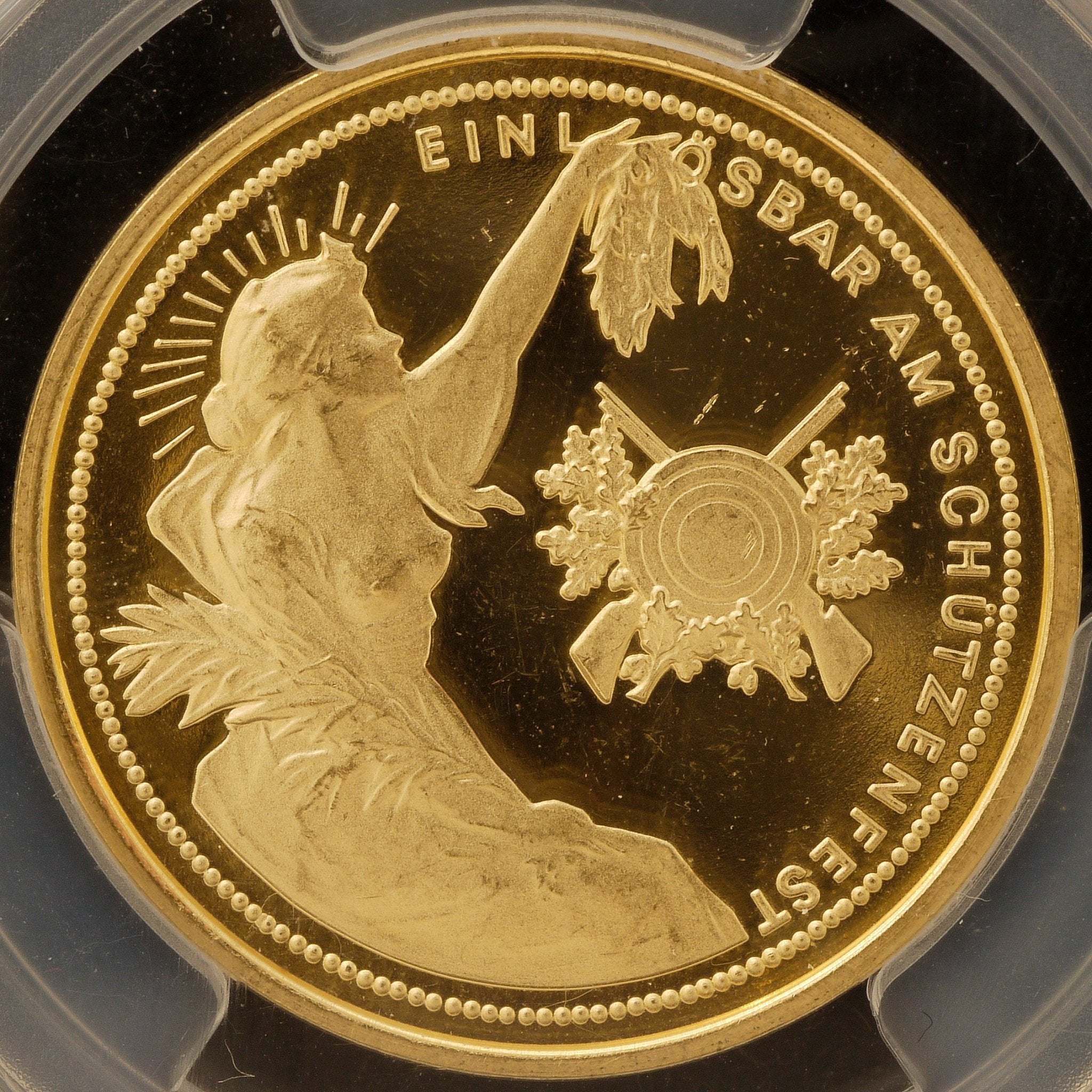 スイス 1000フラン金貨 1989年 射撃祭 PCGS UNC Details - NJ BUYER'S MARKETPLACE