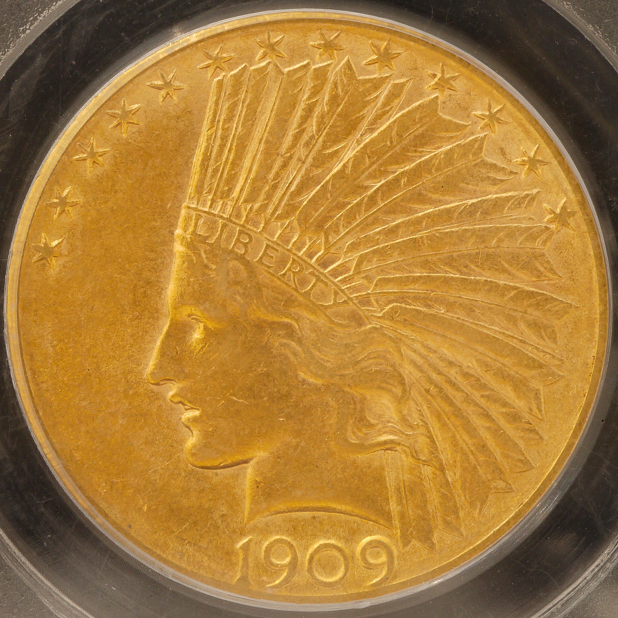 アメリカ 10ドル金貨 1909年 インディアン デンバー鋳 PCGS AU55 - NJ BUYER'S MARKETPLACE