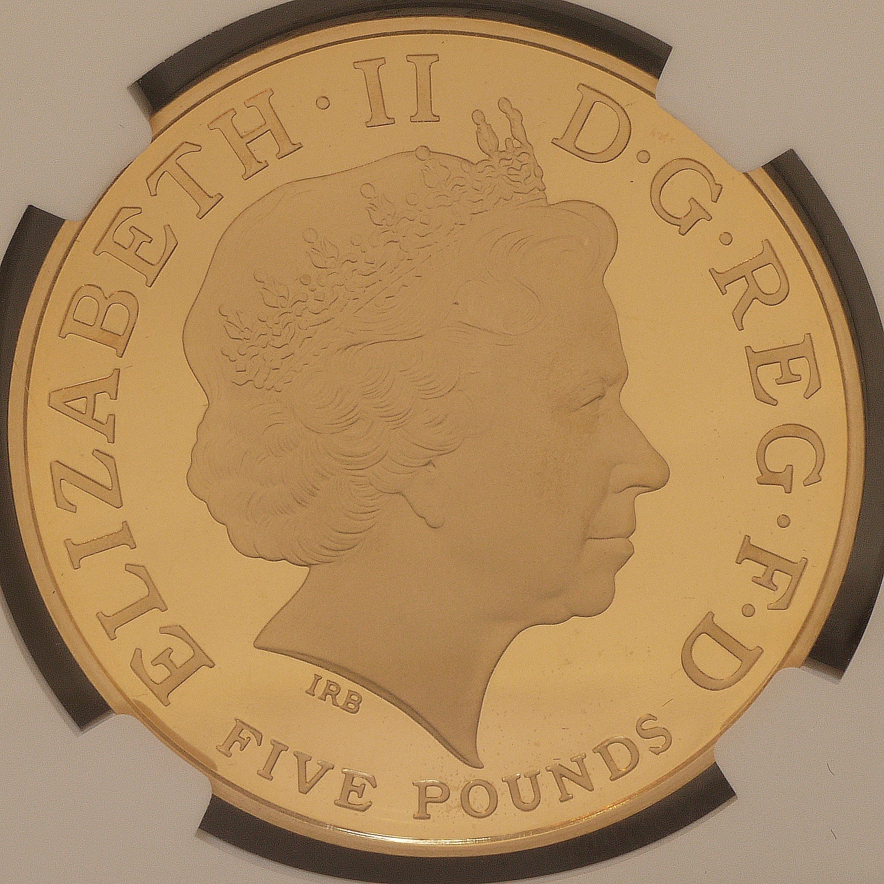 イギリス 5ポンド金貨 2008年 エリザベス1世即位450周年 PF69 ULTRA CAMEO - NJ BUYER'S MARKETPLACE