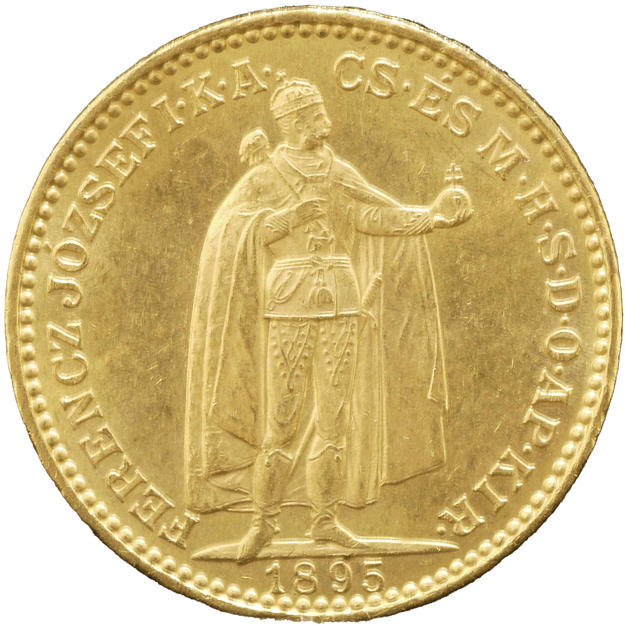 ハンガリー 20コロナ金貨 1895年 フランツ・ヨーゼフ1世 クレムニツァ鋳 - NJ BUYER'S MARKETPLACE