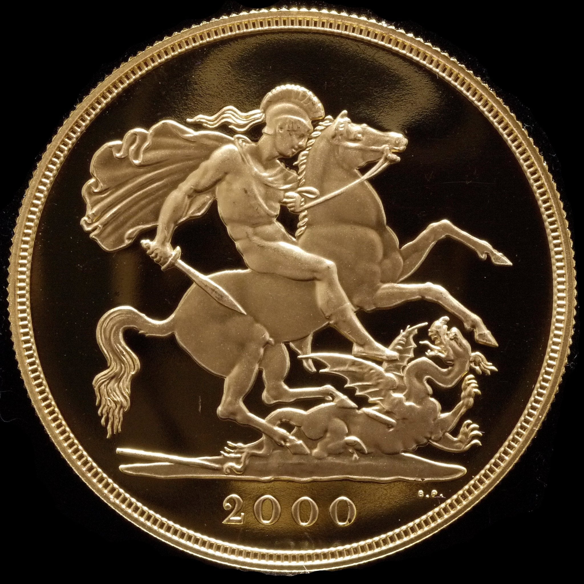 イギリス 5ポンド金貨 2000年 エリザベス2世 ロンドン鋳 - NJ BUYER'S MARKETPLACE