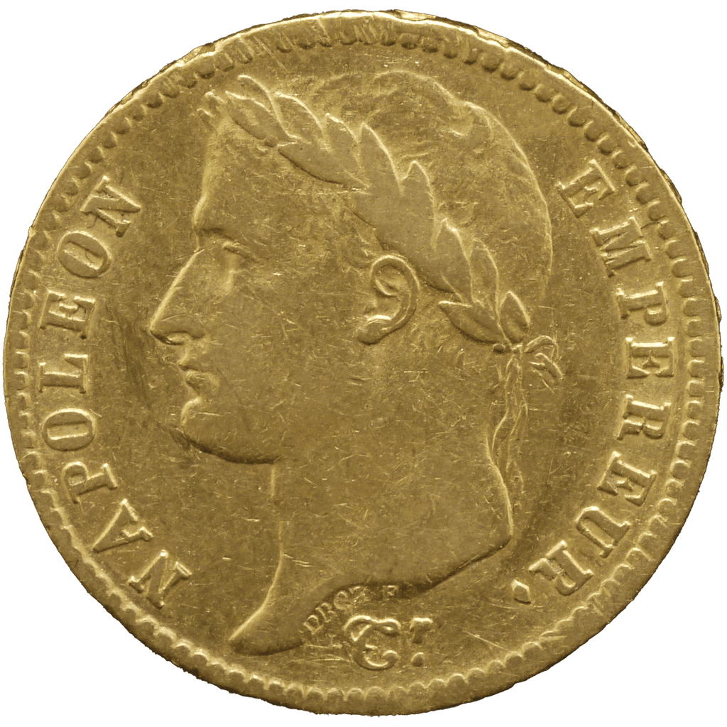 フランス 20フラン金貨 1810年 ナポレオン1世 パリ鋳｜NJ BUYER'S