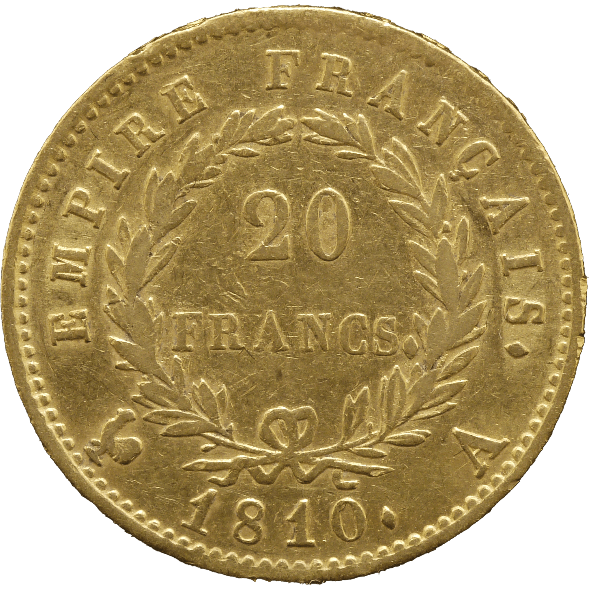 フランス 20フラン金貨 1810年 ナポレオン1世 パリ鋳 - NJ BUYER'S MARKETPLACE