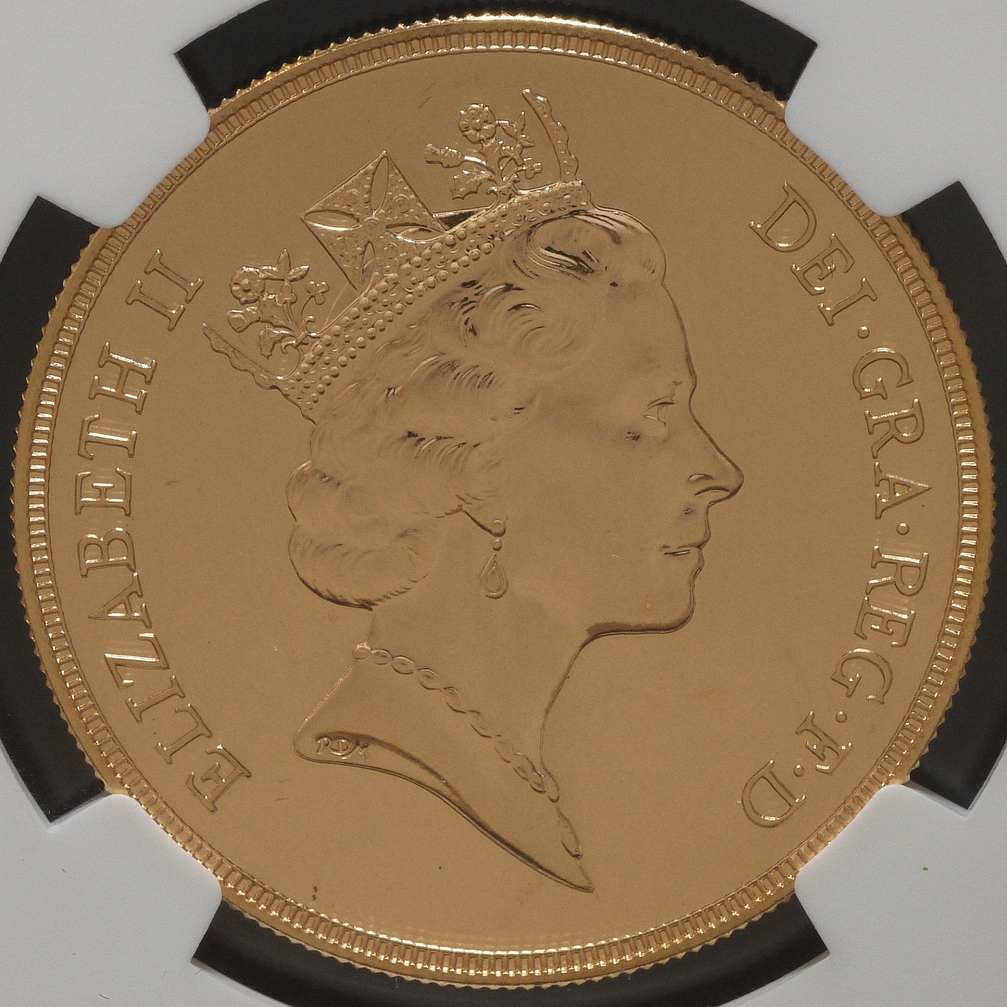 イギリス 5ポンド金貨 1992年 エリザベス2世 ロンドン鋳 NGC MS69 - NJ BUYER'S MARKETPLACE
