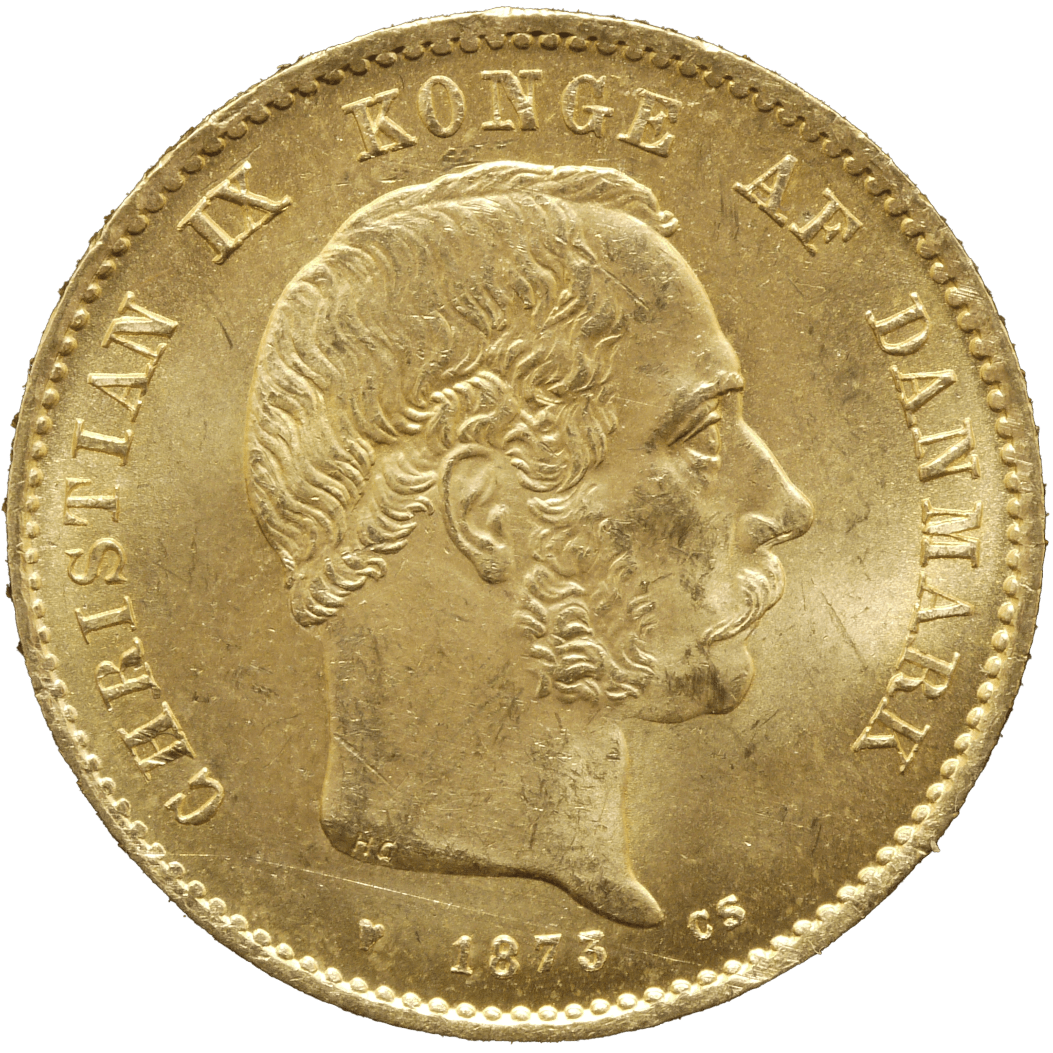 デンマーク 20クロナール金貨 1873年 クリスチャン9世 コペンハーゲン鋳 - NJ BUYER'S MARKETPLACE