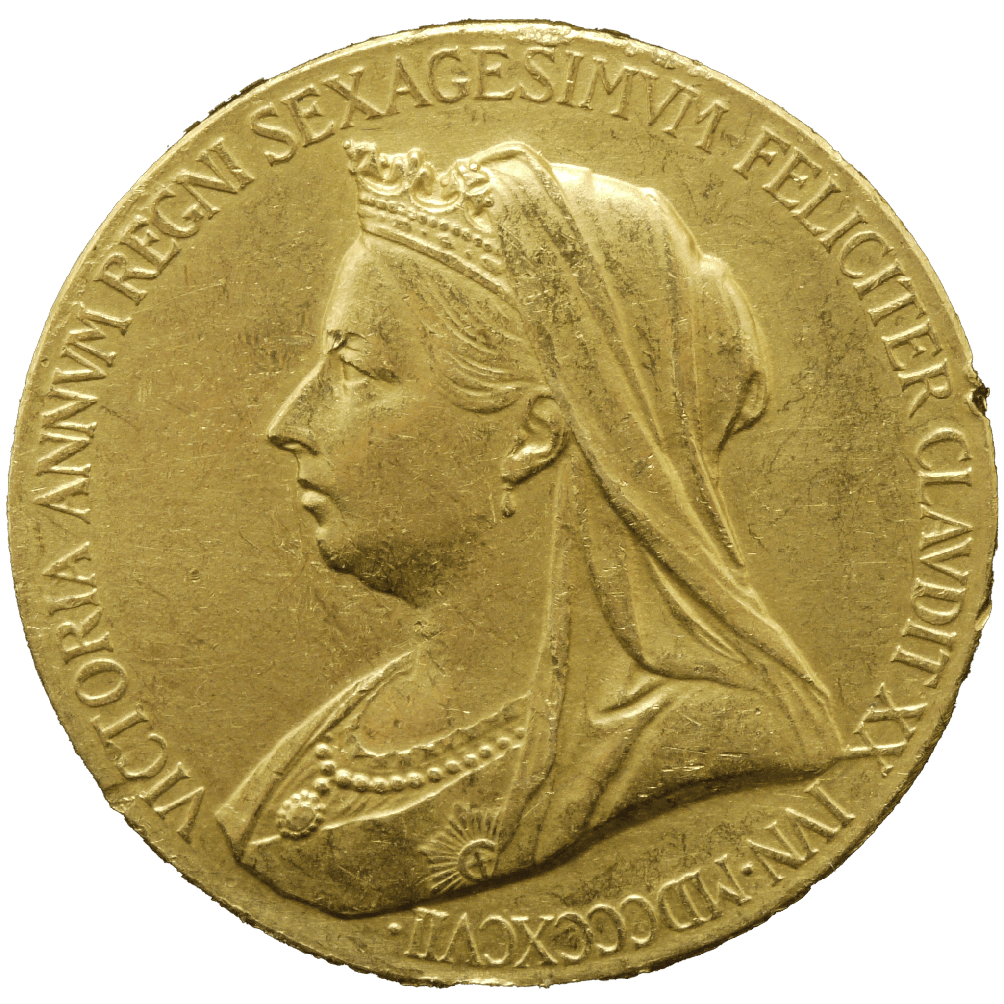 イギリス 金メダル 1897年 ダイヤモンド・ジュビリー ロンドン鋳 - NJ BUYER'S MARKETPLACE