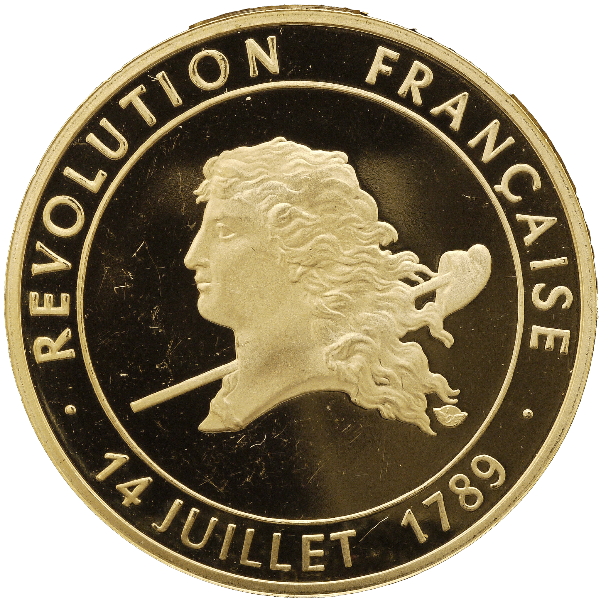 フランス 金メダル 1989年 フランス革命200周年 パリ鋳 - NJ BUYER'S MARKETPLACE