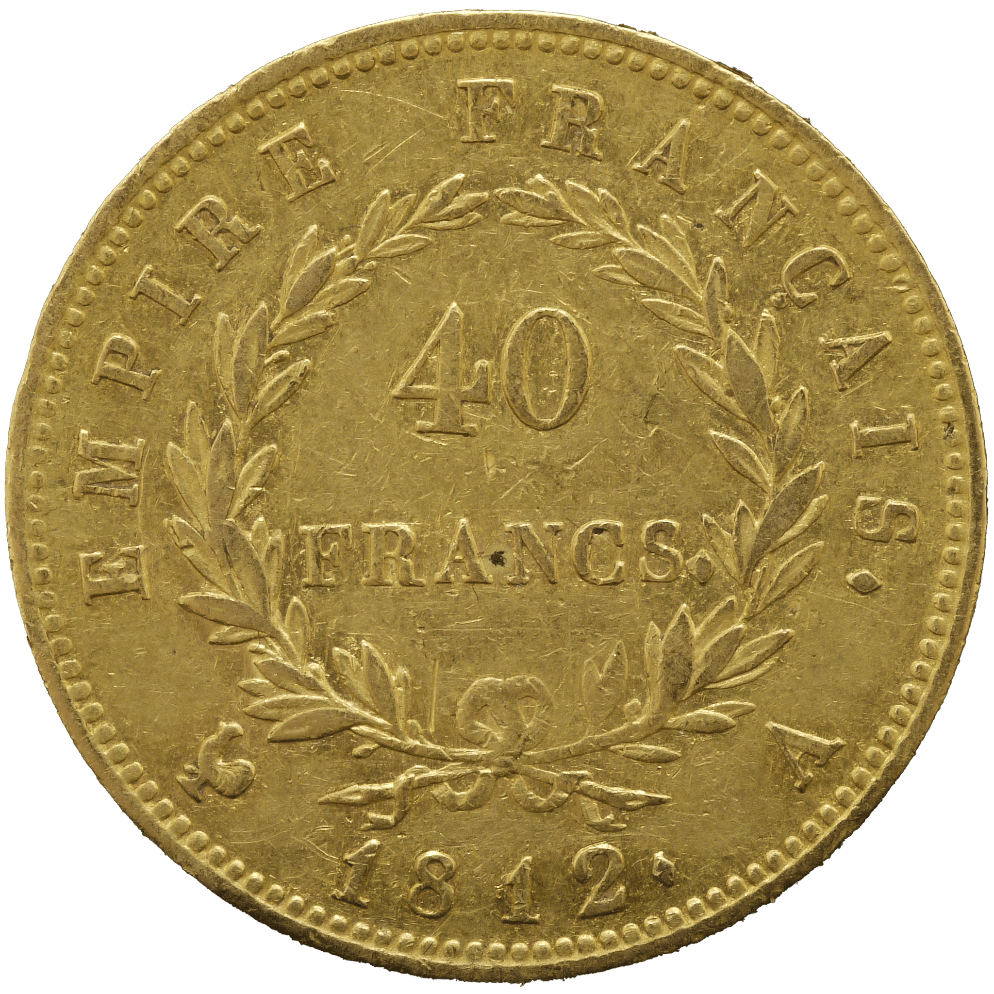 フランス 40フラン金貨 1812年 ナポレオン1世 有冠 パリ鋳 - NJ BUYER'S MARKETPLACE