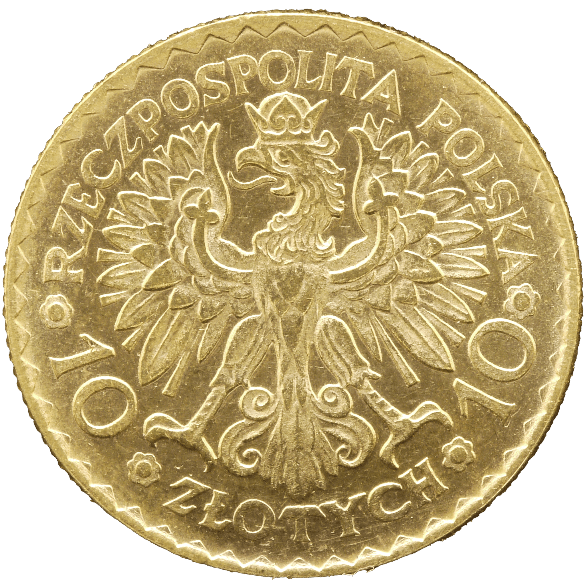 ポーランド 10ズウォティ金貨 1925年 ボレスワフ1世 ワルシャワ鋳 - NJ BUYER'S MARKETPLACE
