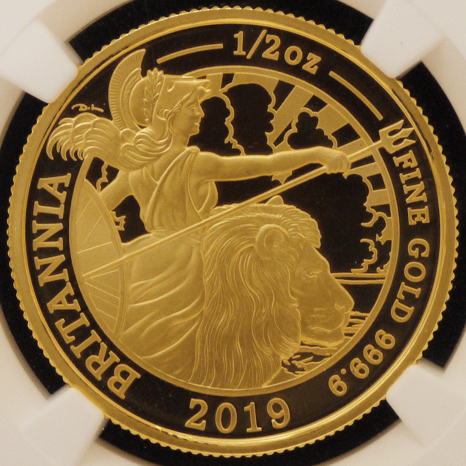 イギリス 50ポンド金貨 2019年 ブリタニアと獅子 ロンドン鋳 - NJ BUYER'S MARKETPLACE