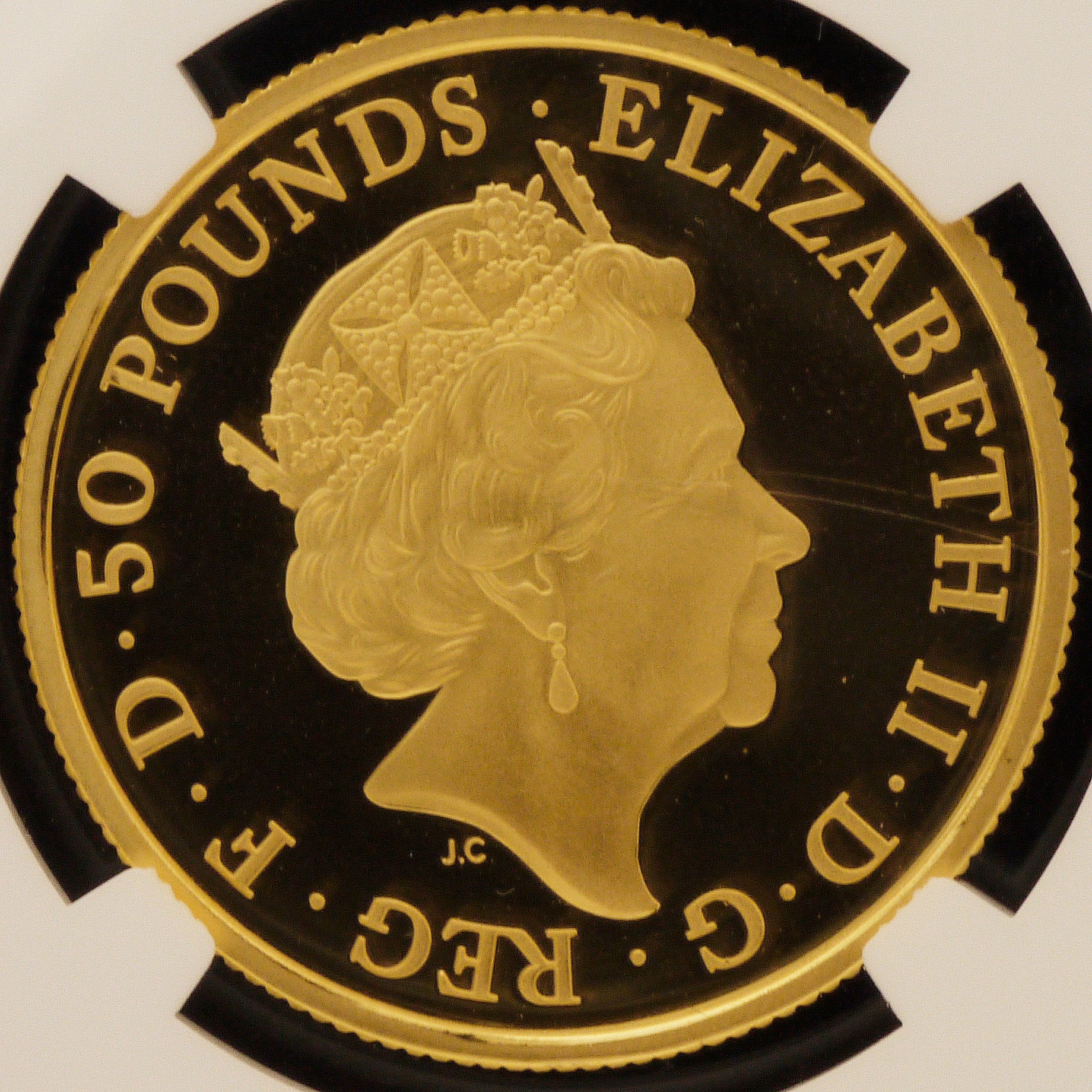 イギリス 50ポンド金貨 2019年 ブリタニアと獅子 ロンドン鋳 - NJ BUYER'S MARKETPLACE