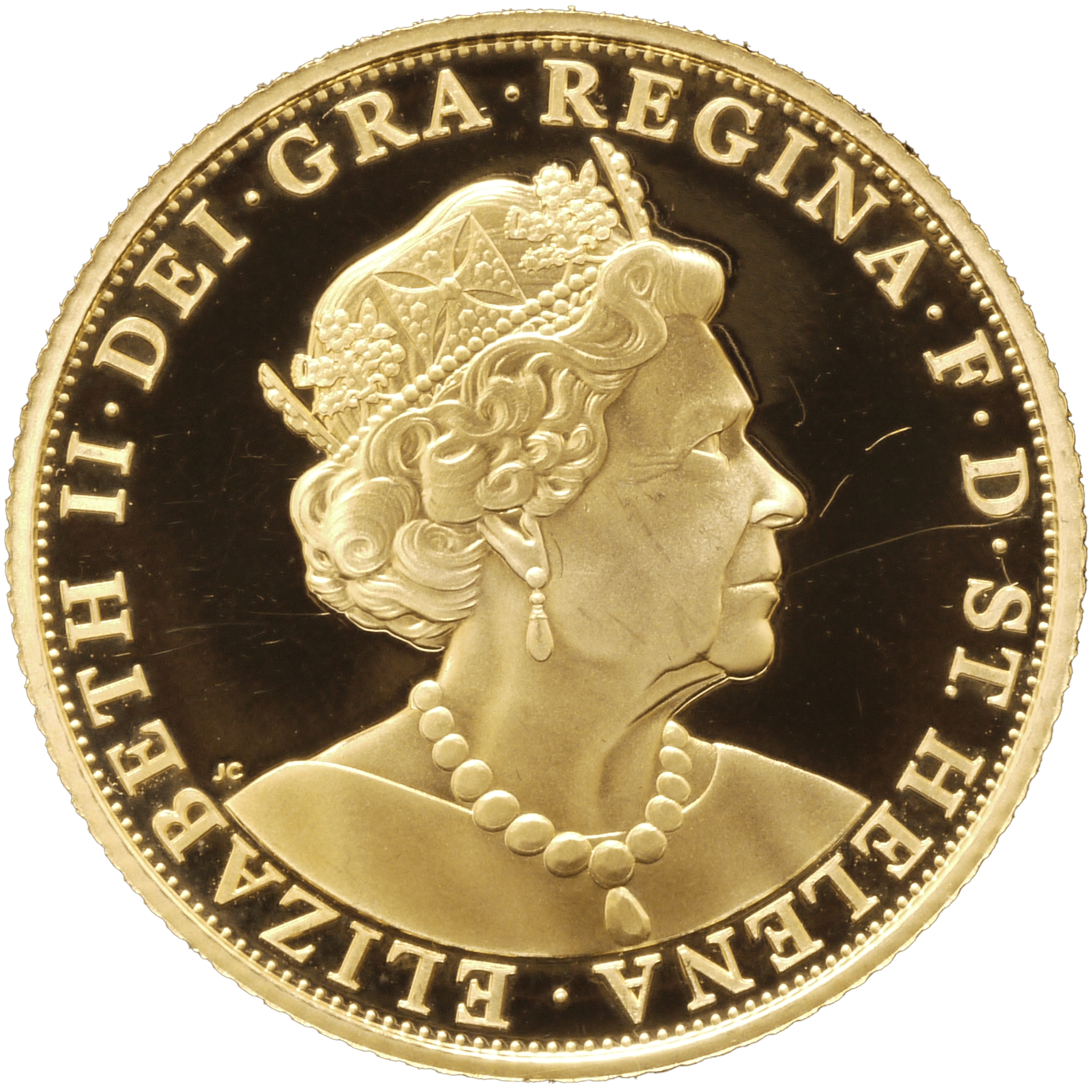 セントヘレナ島 ソヴリン金貨 2019年 エリザベス2世 - NJ BUYER'S MARKETPLACE